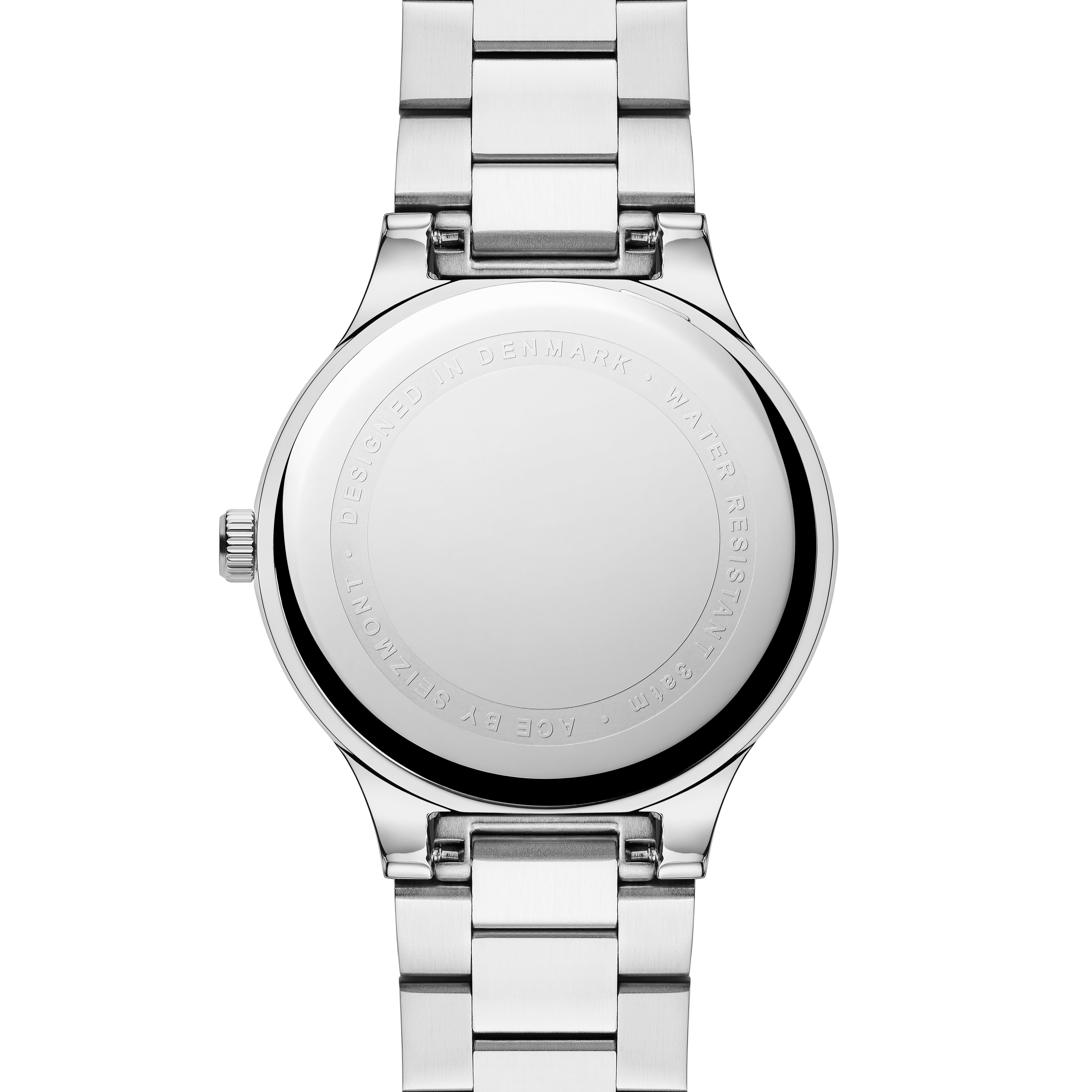 Ace | Zilverkleurig Roestvrijstalen Roulette-horloge - 5