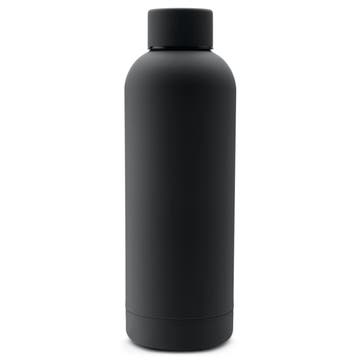 Water Bottle | 17 fl oz (500 ml ) | Black Stainless Steel Water Bottle | 17 fl oz (500 ml ) | Black Stainless Steel