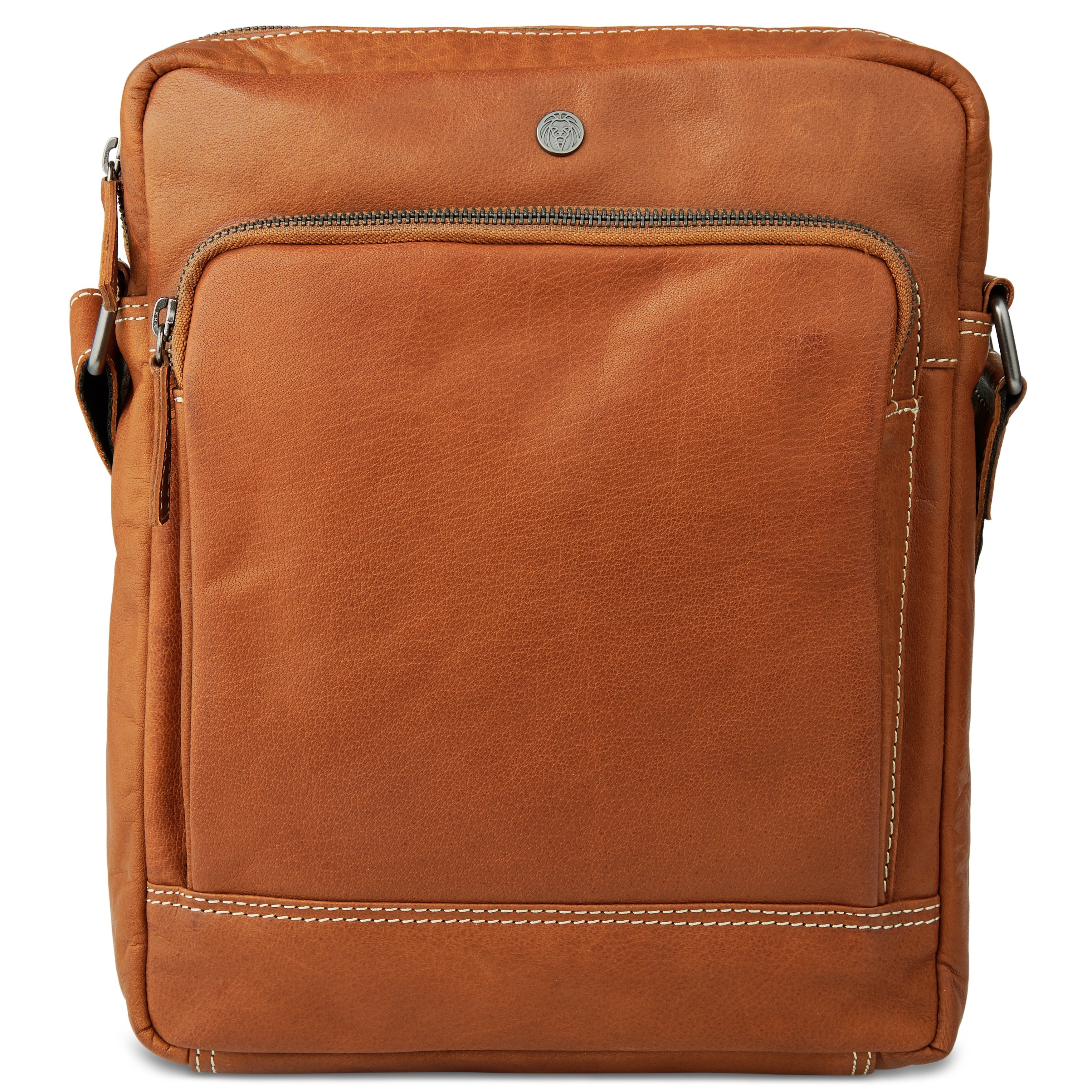 Oxford Classic Tan City Leather Bag - 2