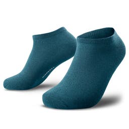 Magnus | Benzínové modré kotníkové ponožky