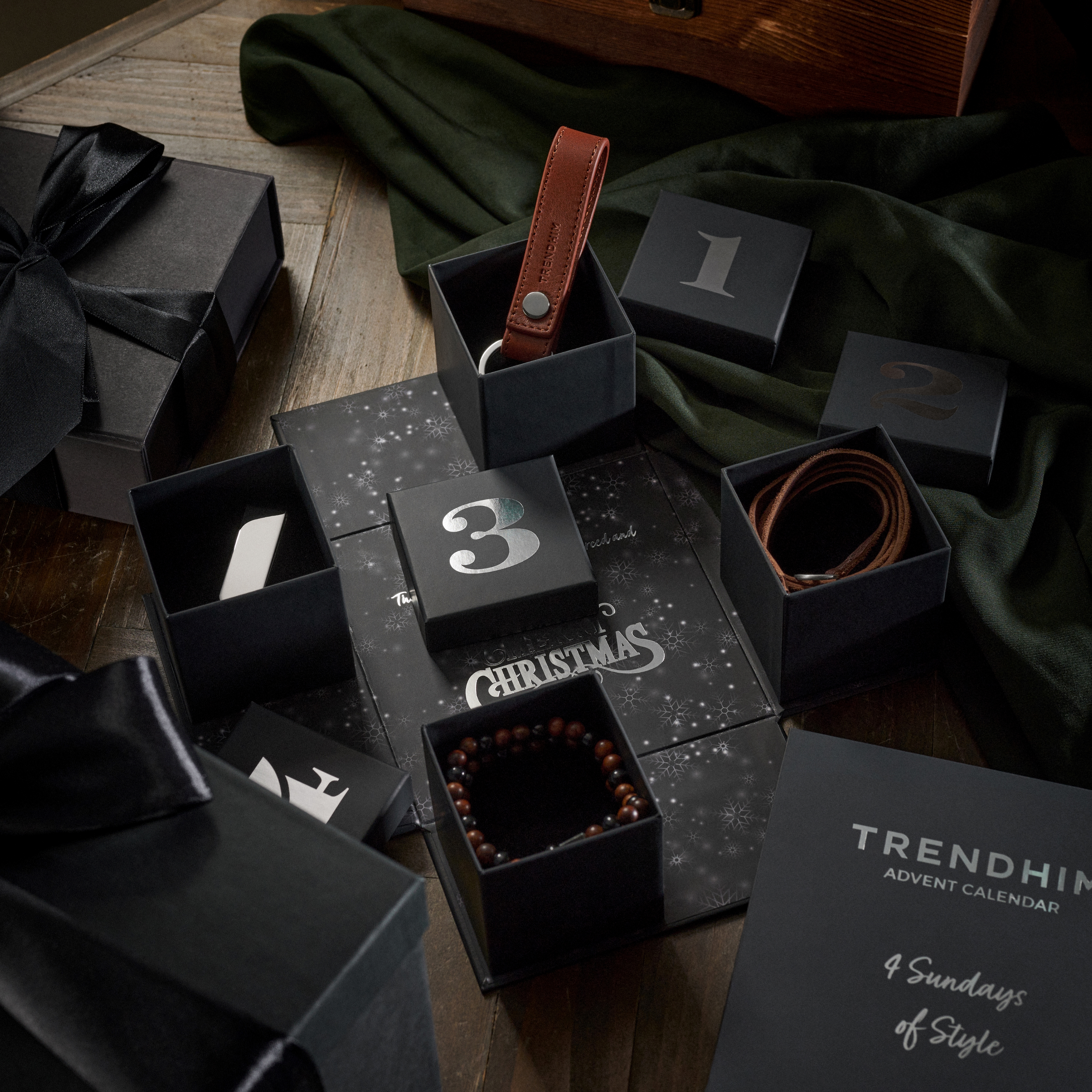 Men's Advent Calendar | Brown & Silver-Tone Accessories - 3