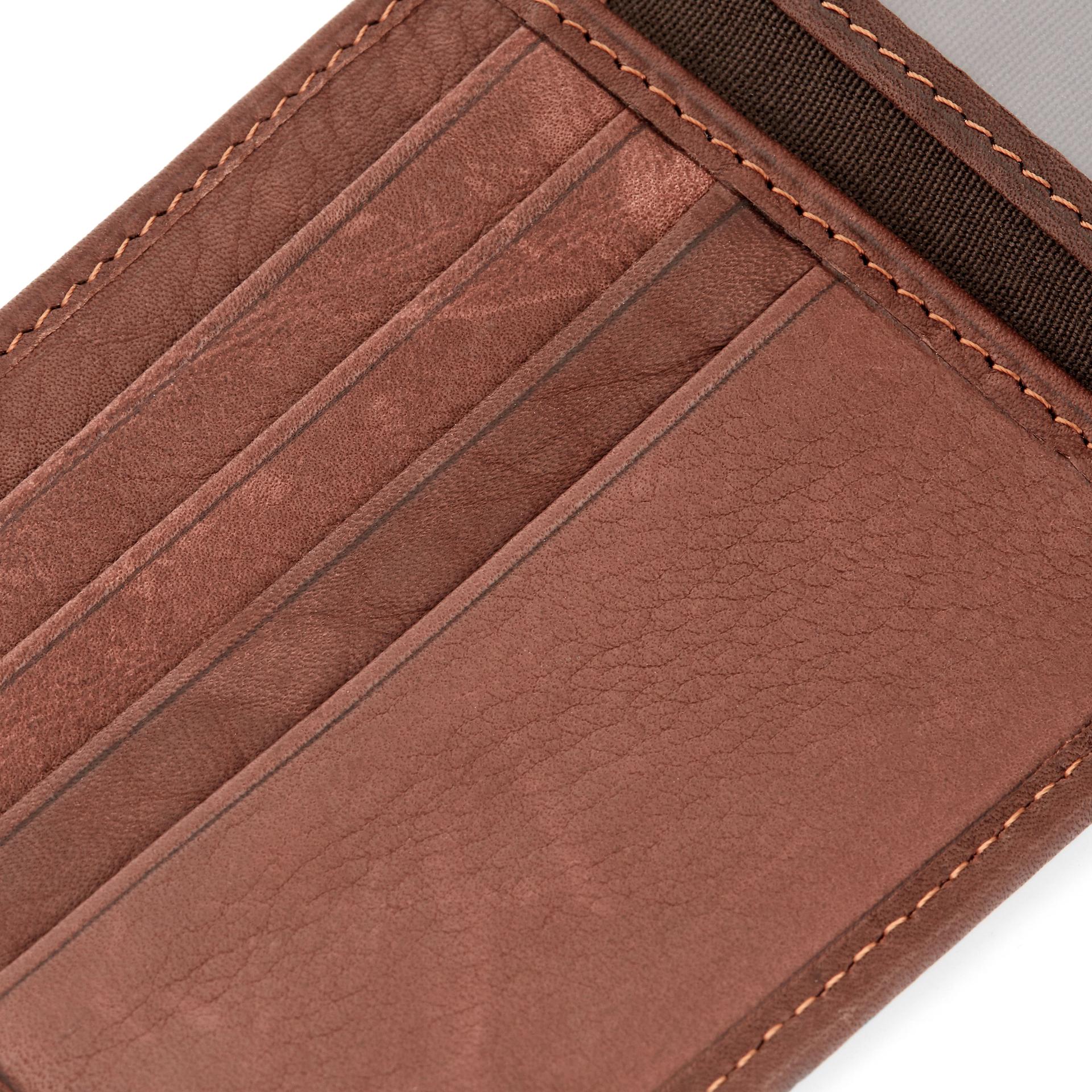 Brwon Wallet Brown Woven Wallet | Collin Rowe | 30 day return policy