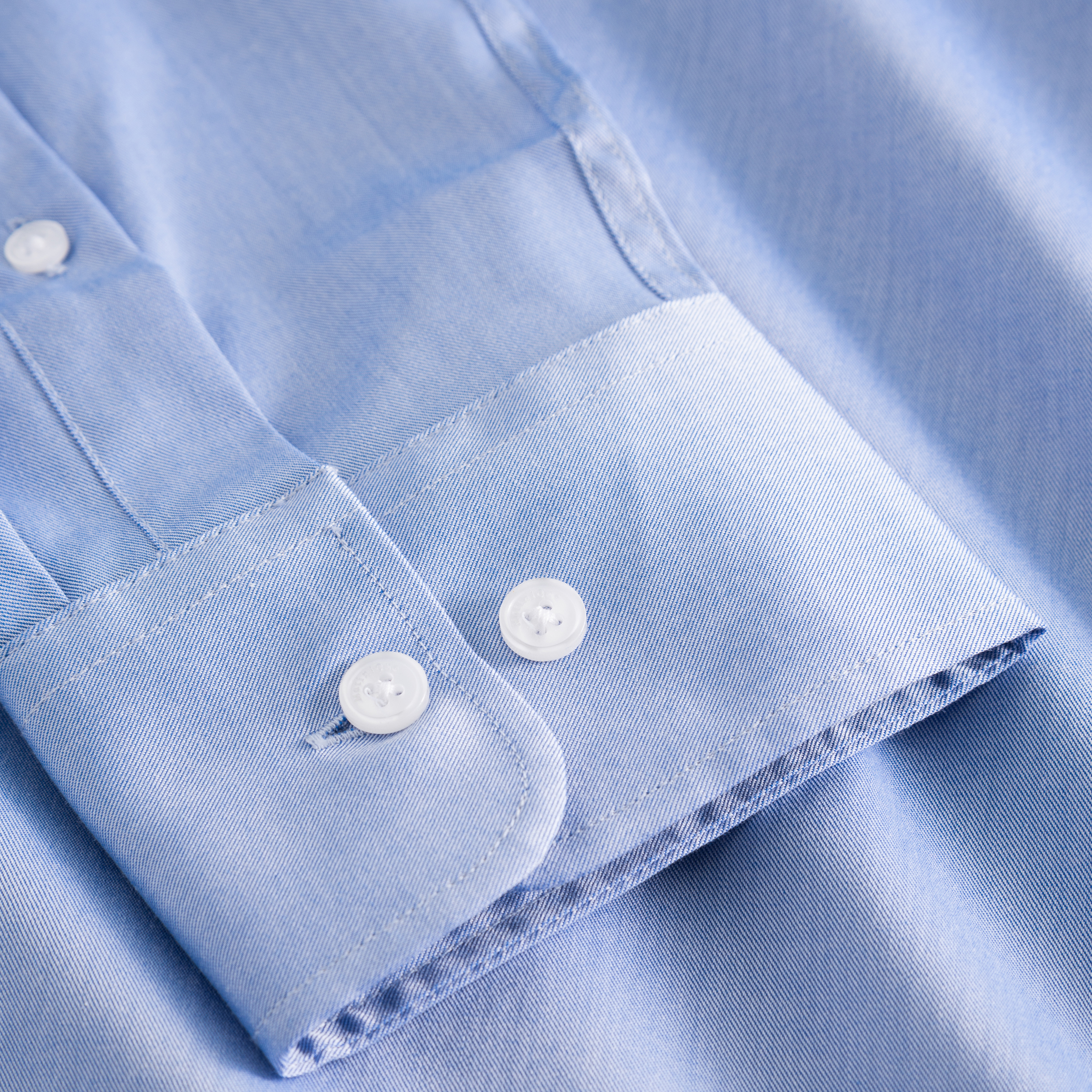 Trostol City Twill Blå Skjorte - 7