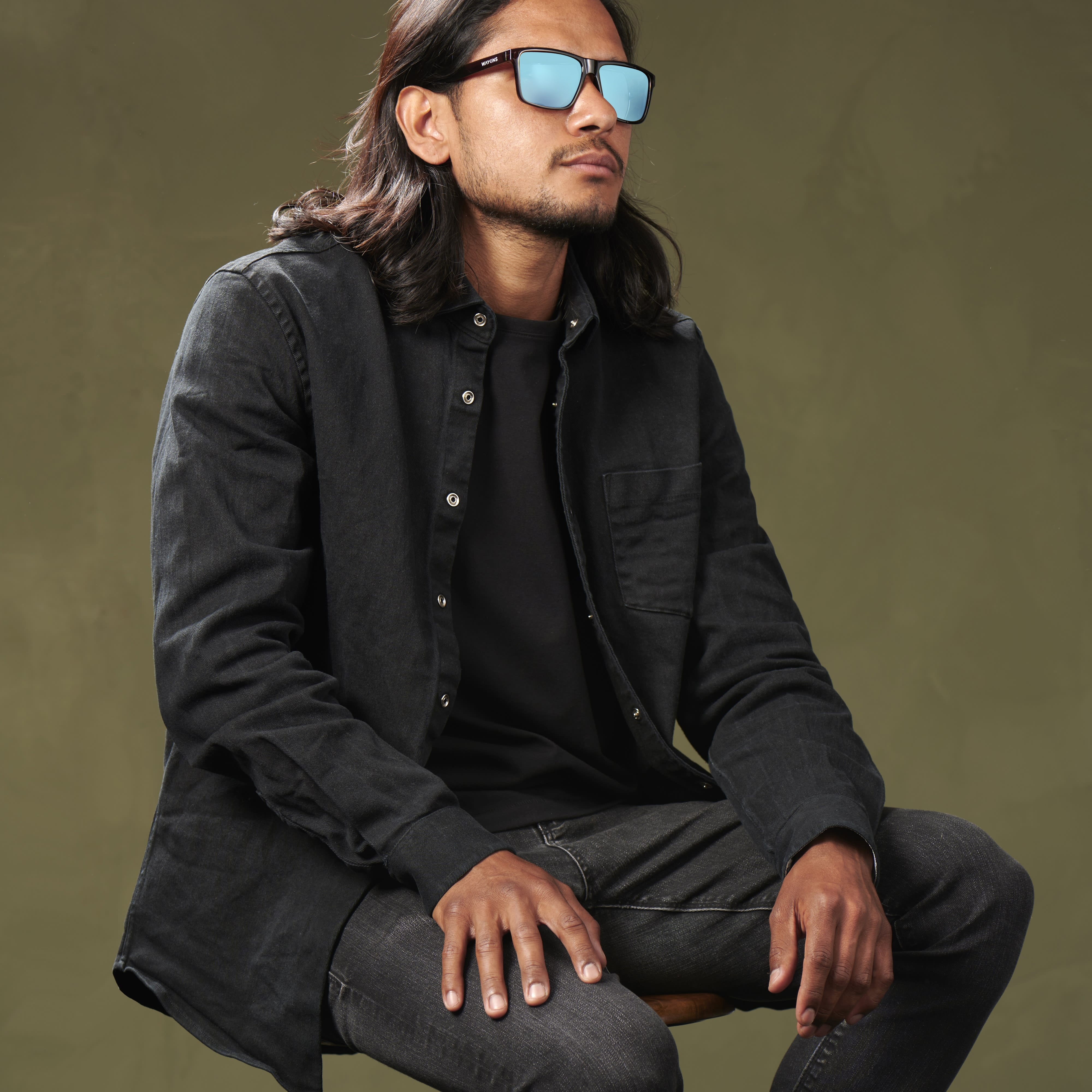 Ambit Türkis Verspiegelte Sonnenbrille - 3