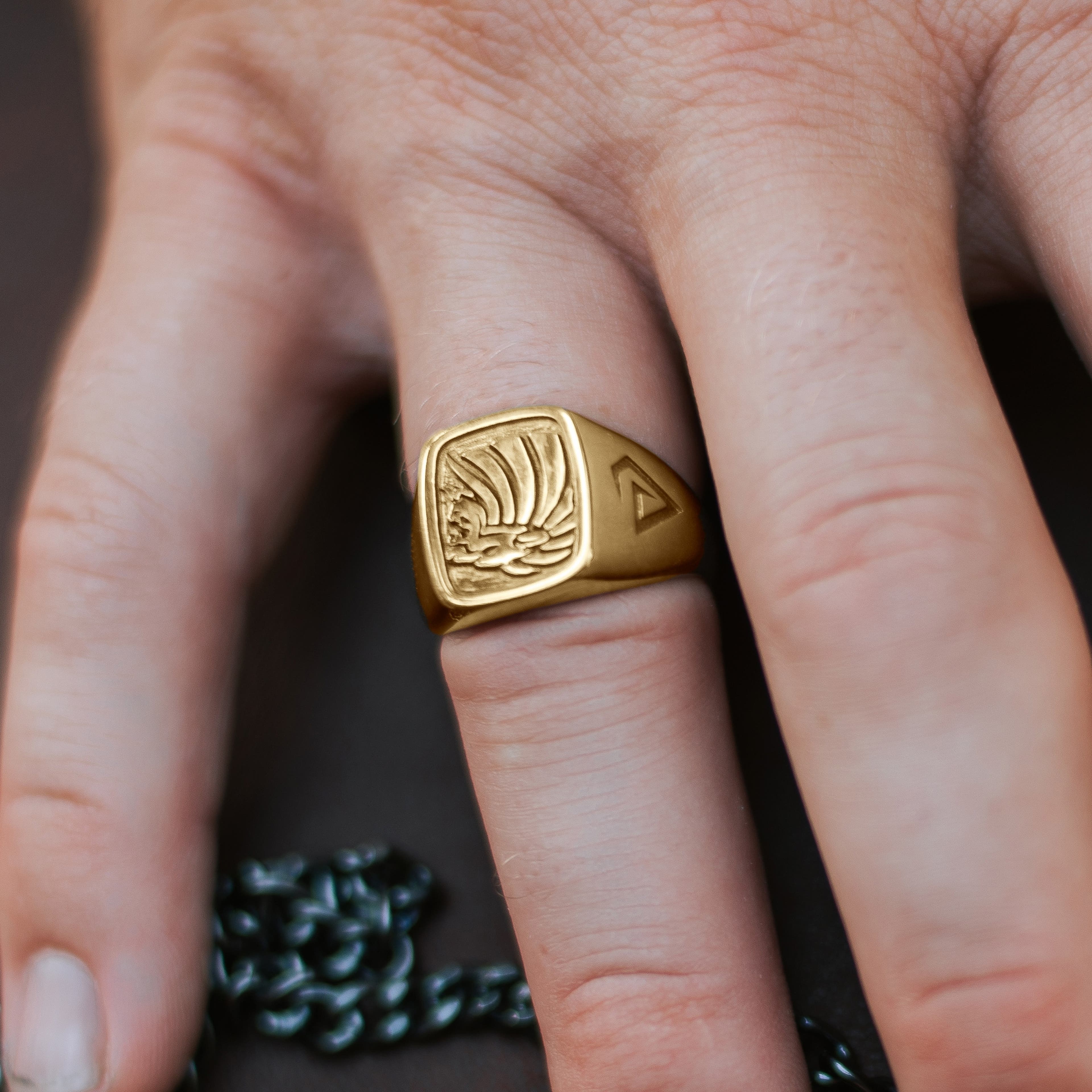 Lion Tribute Gold 925s Classic Ring | In stock! | Northern Jewelry