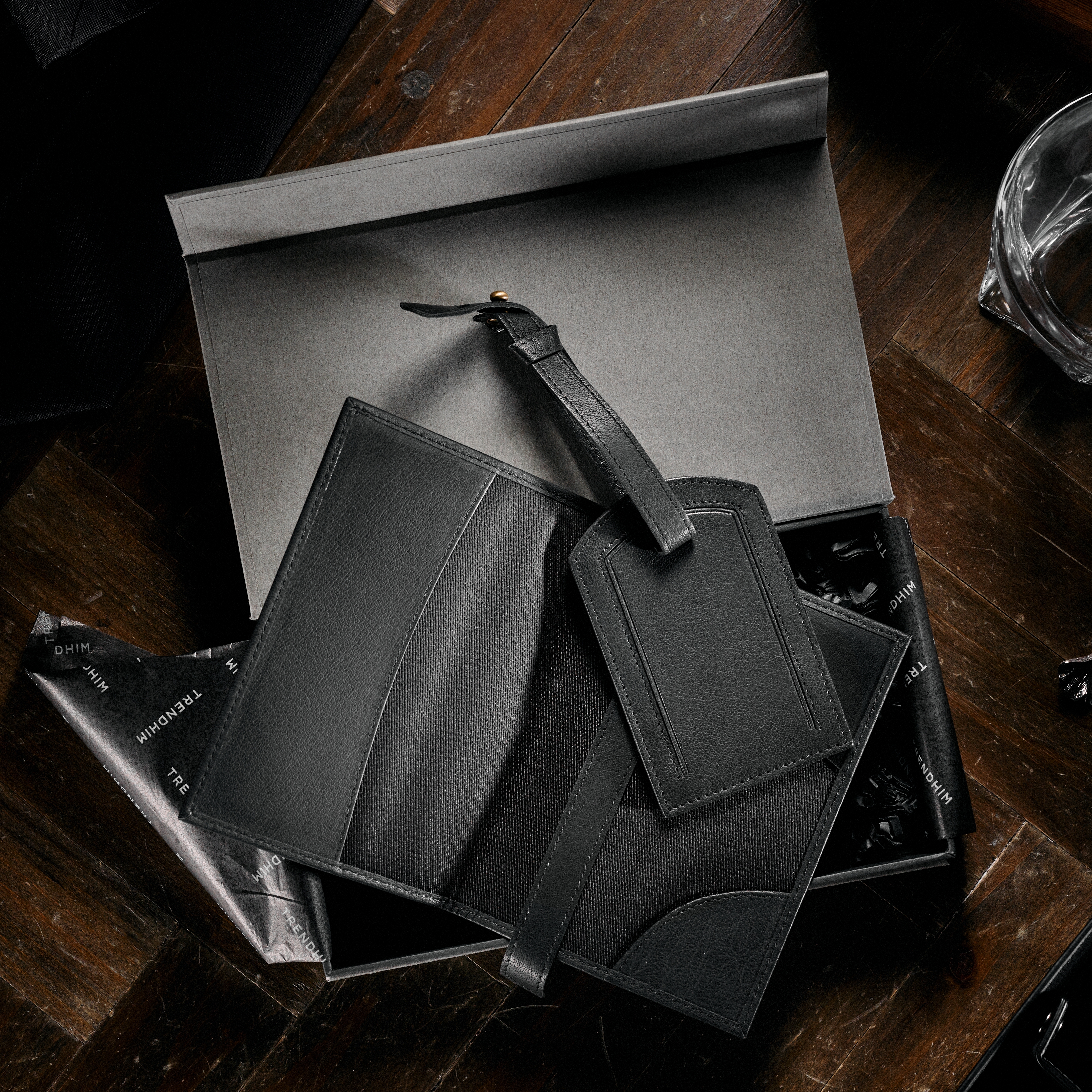 Gaveæske til Rejsende | Sort Læder - 5