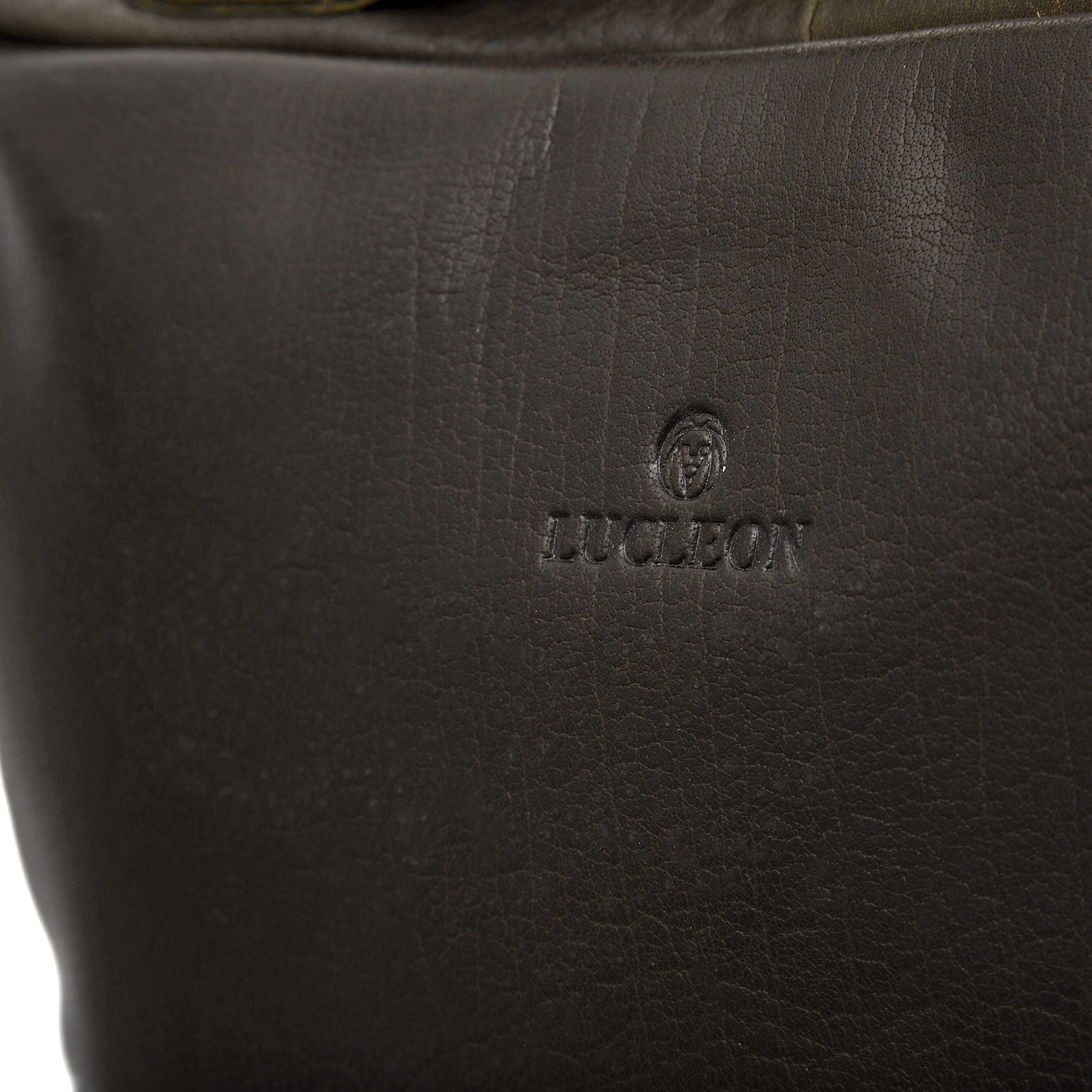 Sac à dos Montréal Retro en cuir vert olive - 8