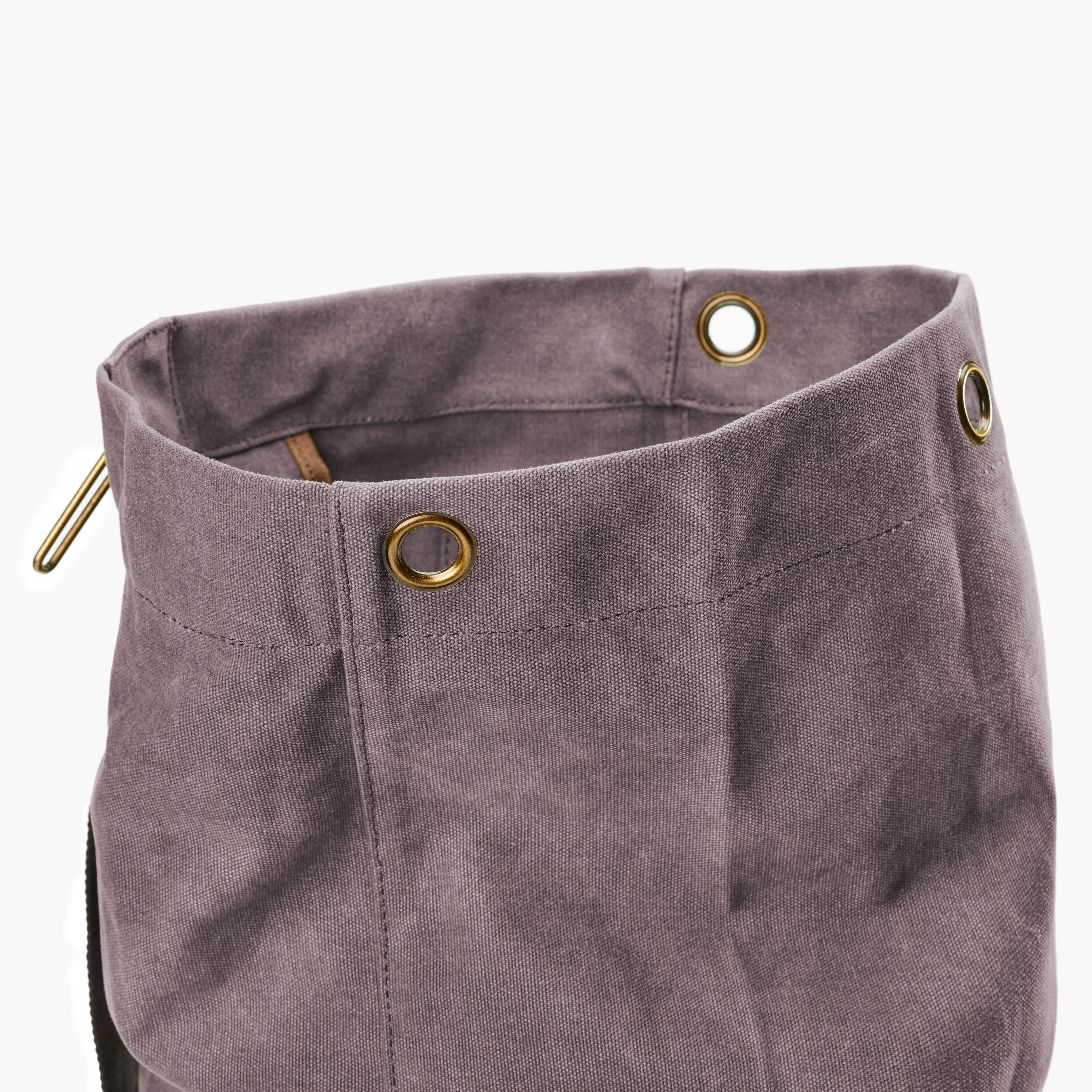Grå Vintage Style Canvas Rygsæk - 21