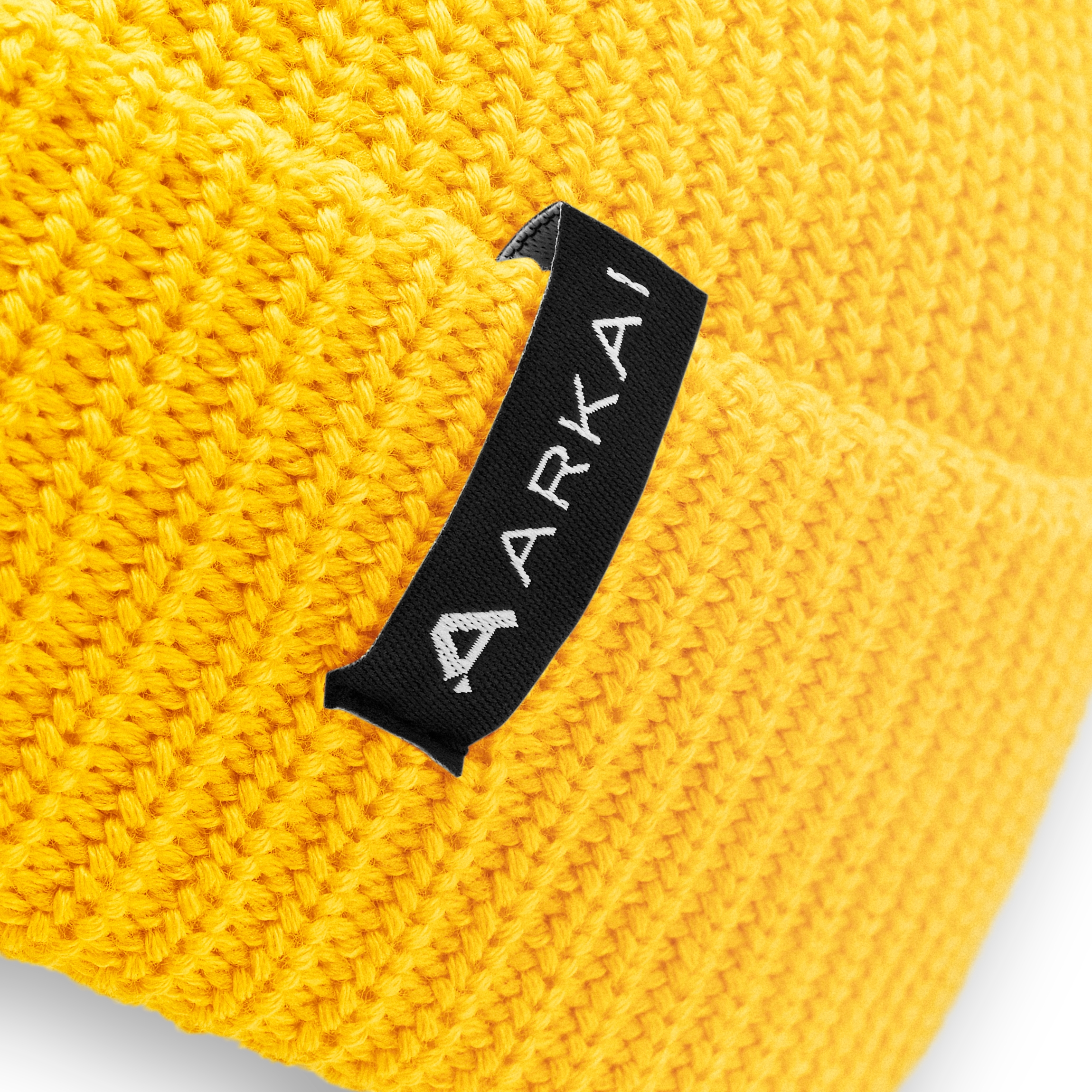 Nordic | Fisherman beanie i gul polyester - 4