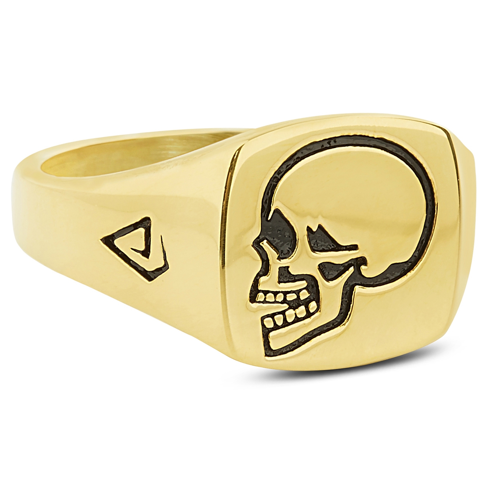 Kranium 925er Goldring - 2