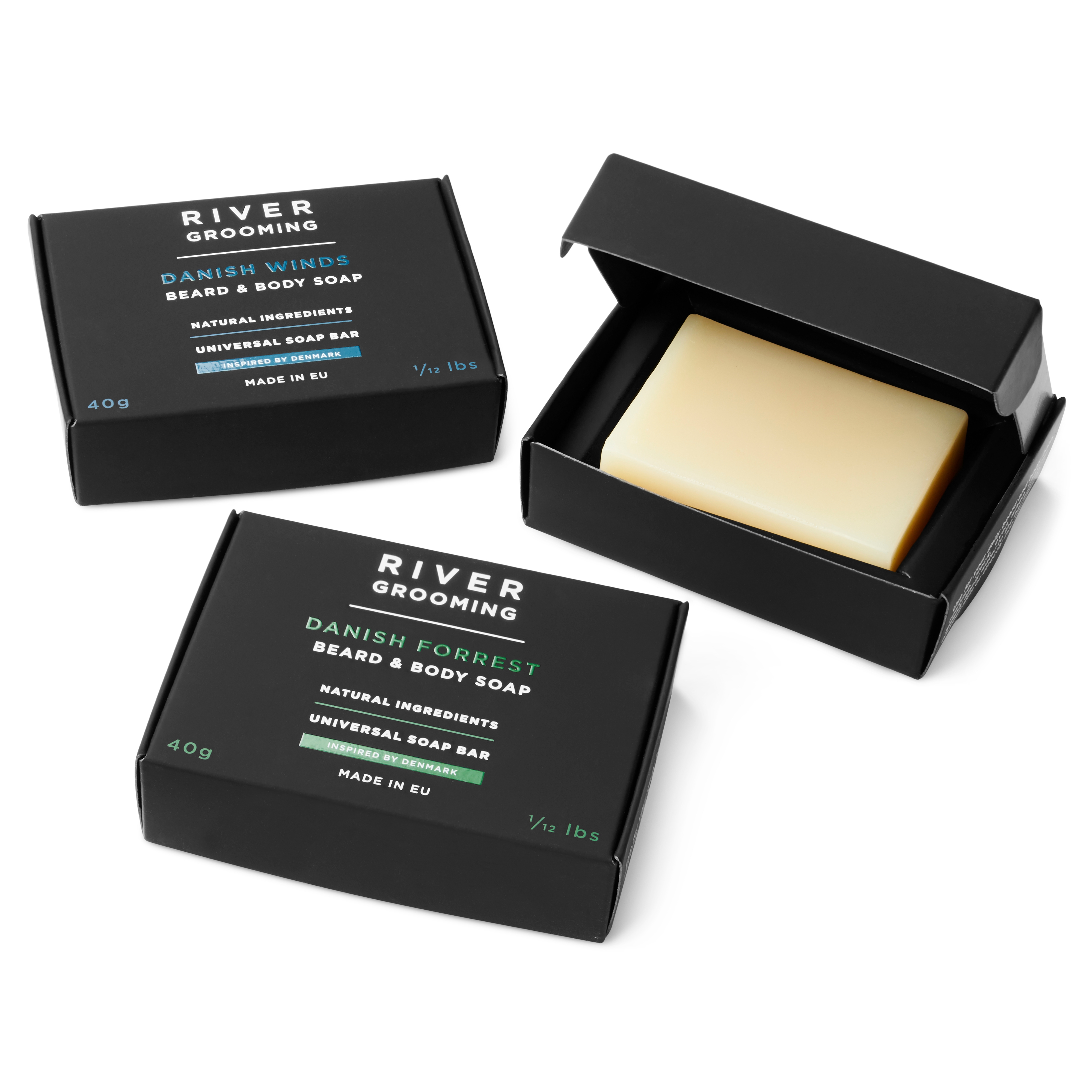 Beard & Body Soap Set – 3 Bars  - 2