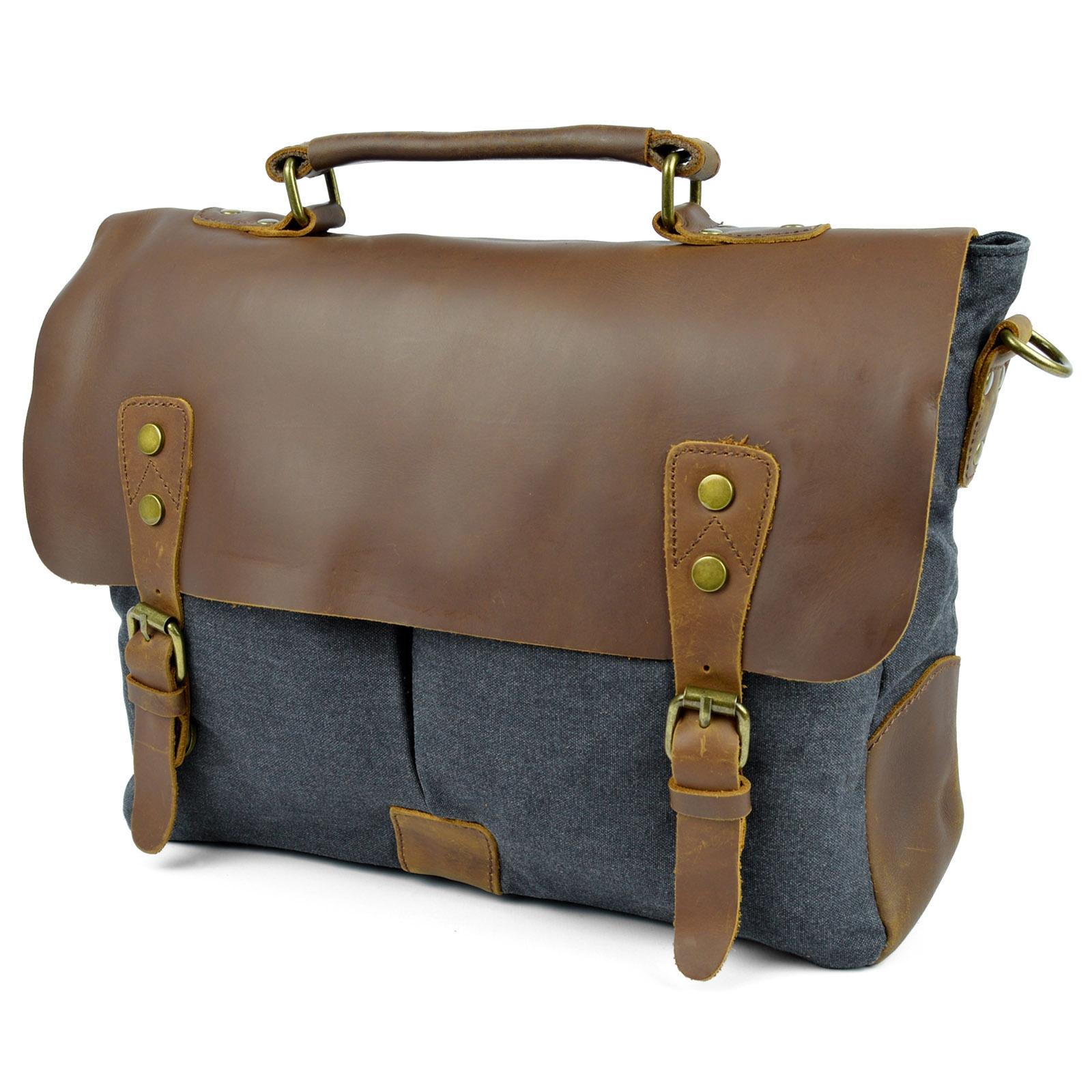 Mobara Grå Messenger Taske - 1