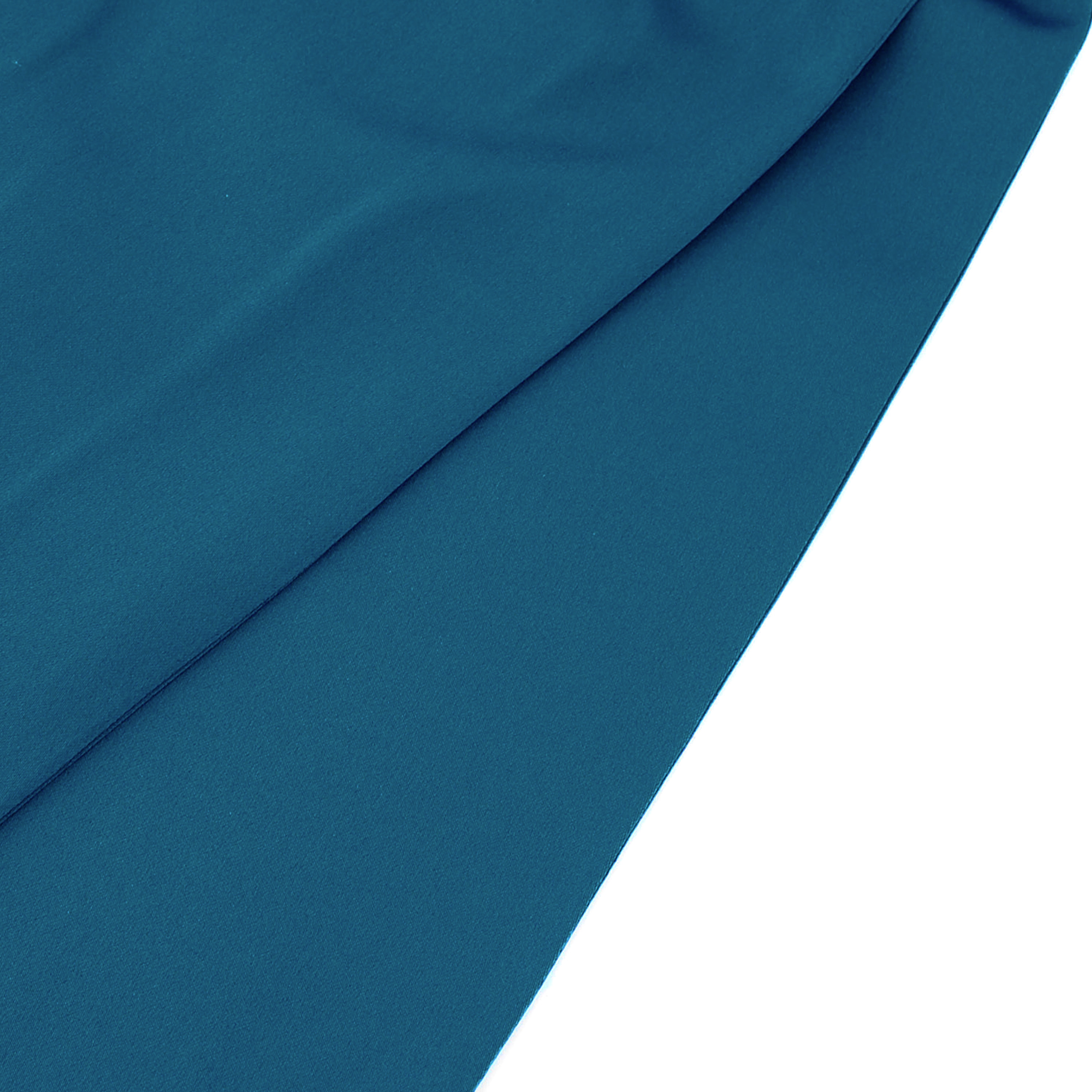 Едноцветна петроленосиня ретро вратовръзка - 3