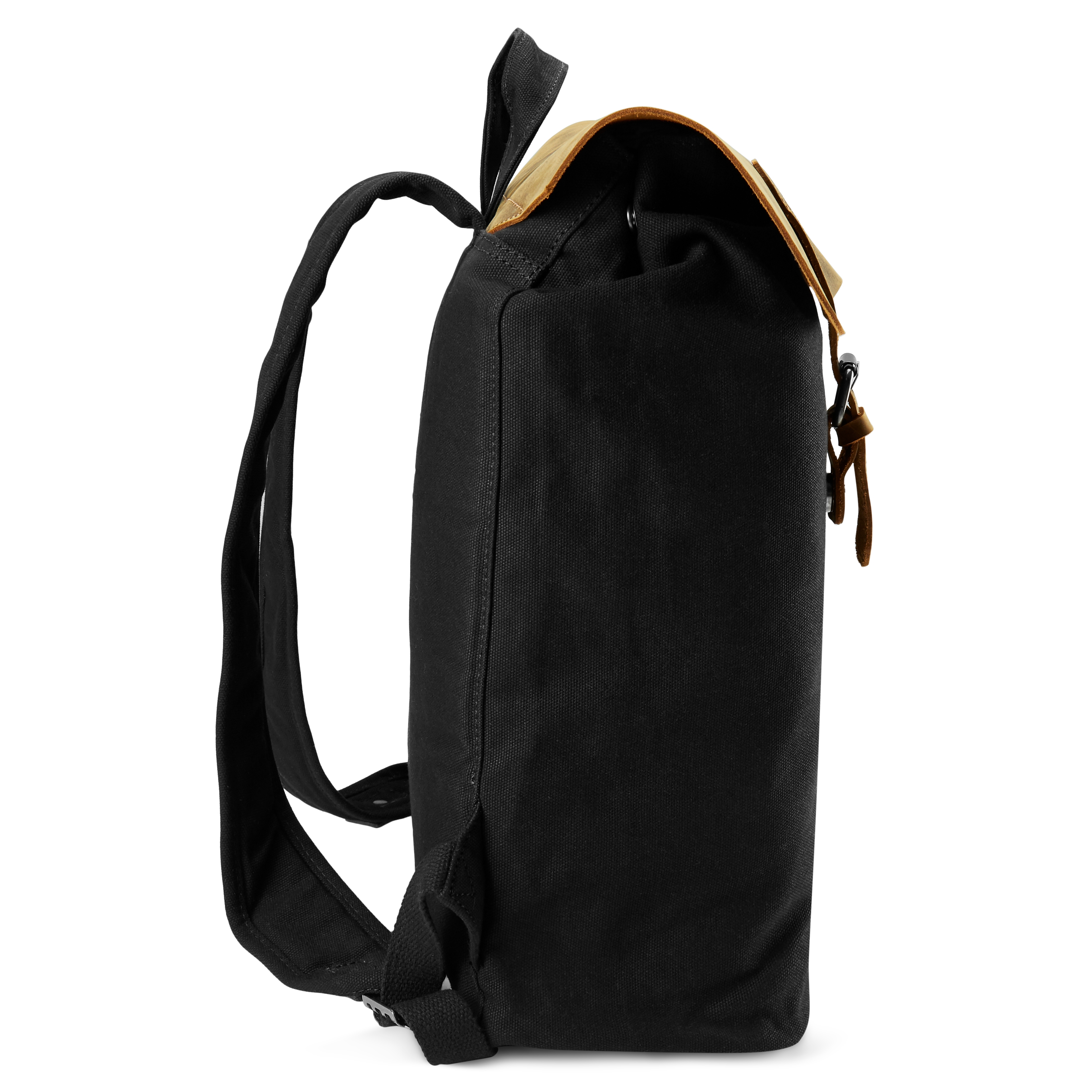 Mochila negra y marrón claro Tarpa Sonny  - 2