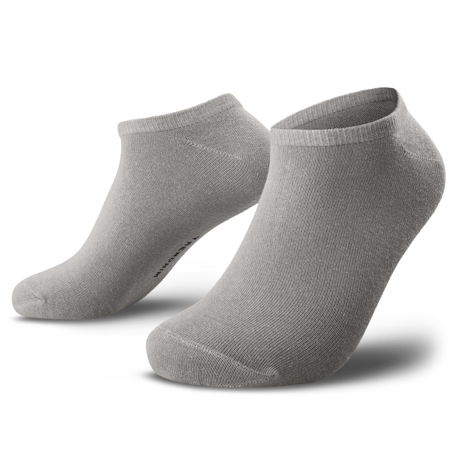 FlexFeel | Světle šedé kotníkové ponožky FlexFeel | Světle šedé kotníkové ponožky