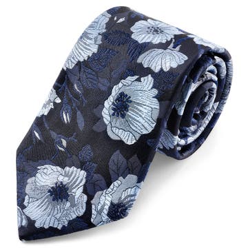 Dianthus | 8 cm Blue Silk Flower Tie
