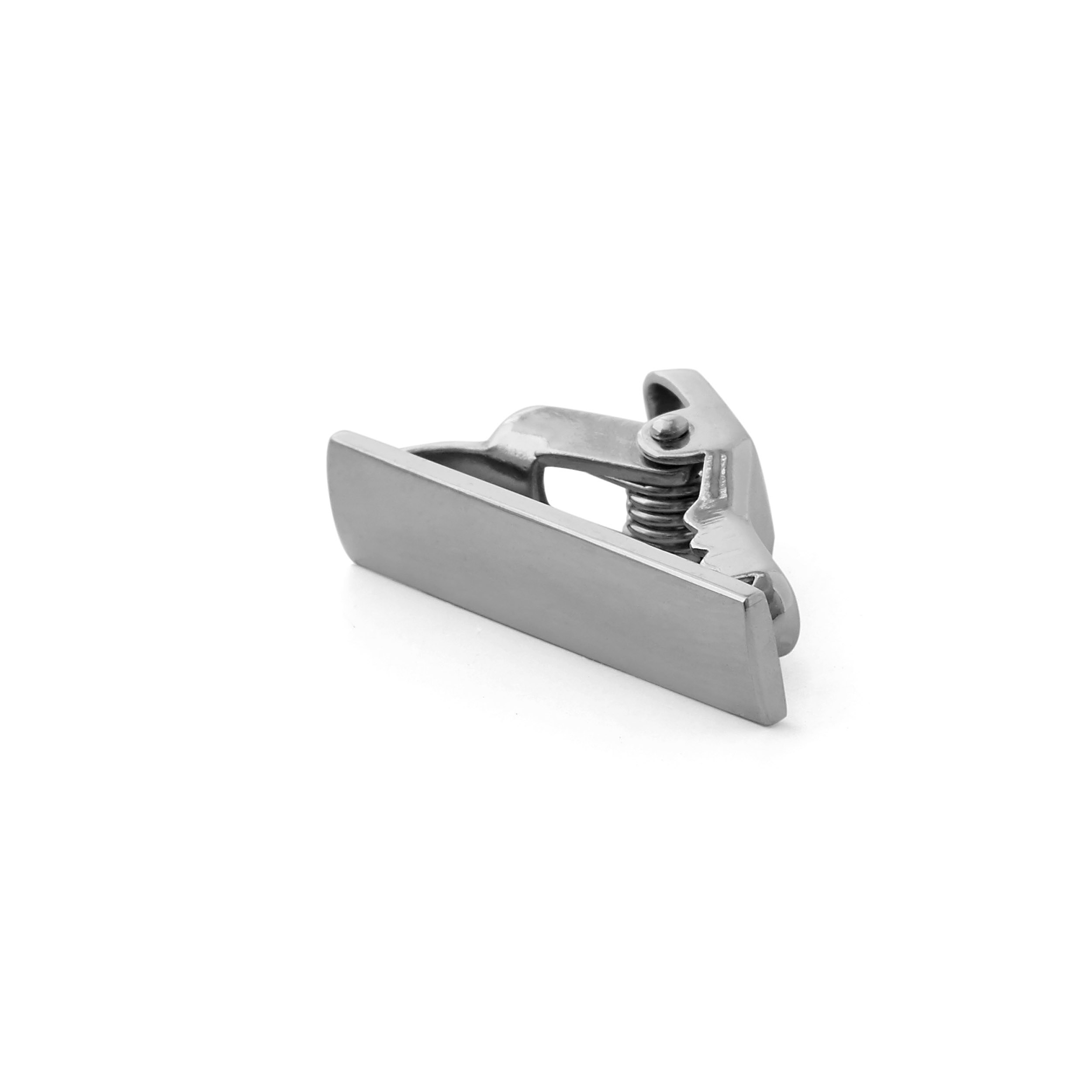 Mini Silver-Tone Tie Clip - 2