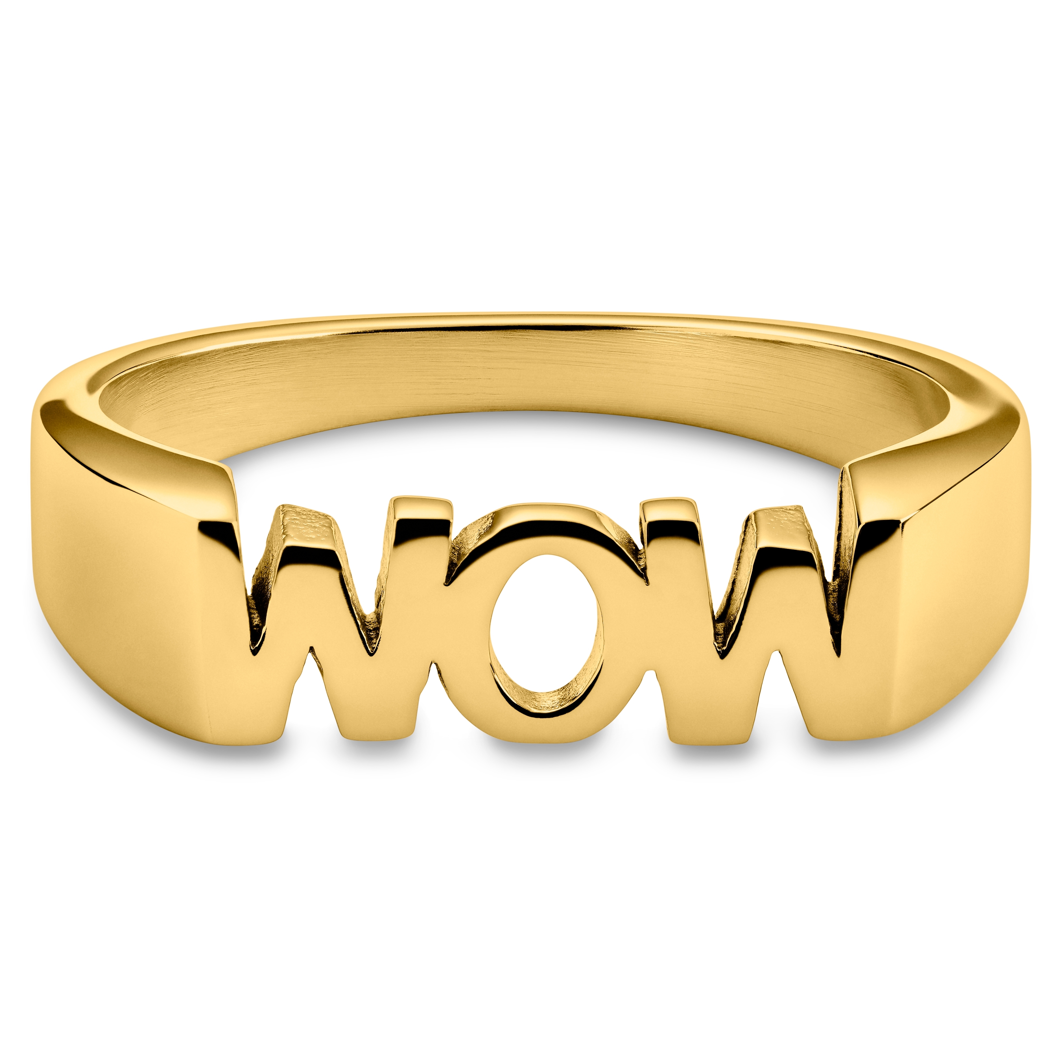 Jaygee | Goldfarbener Ring Wow - 2