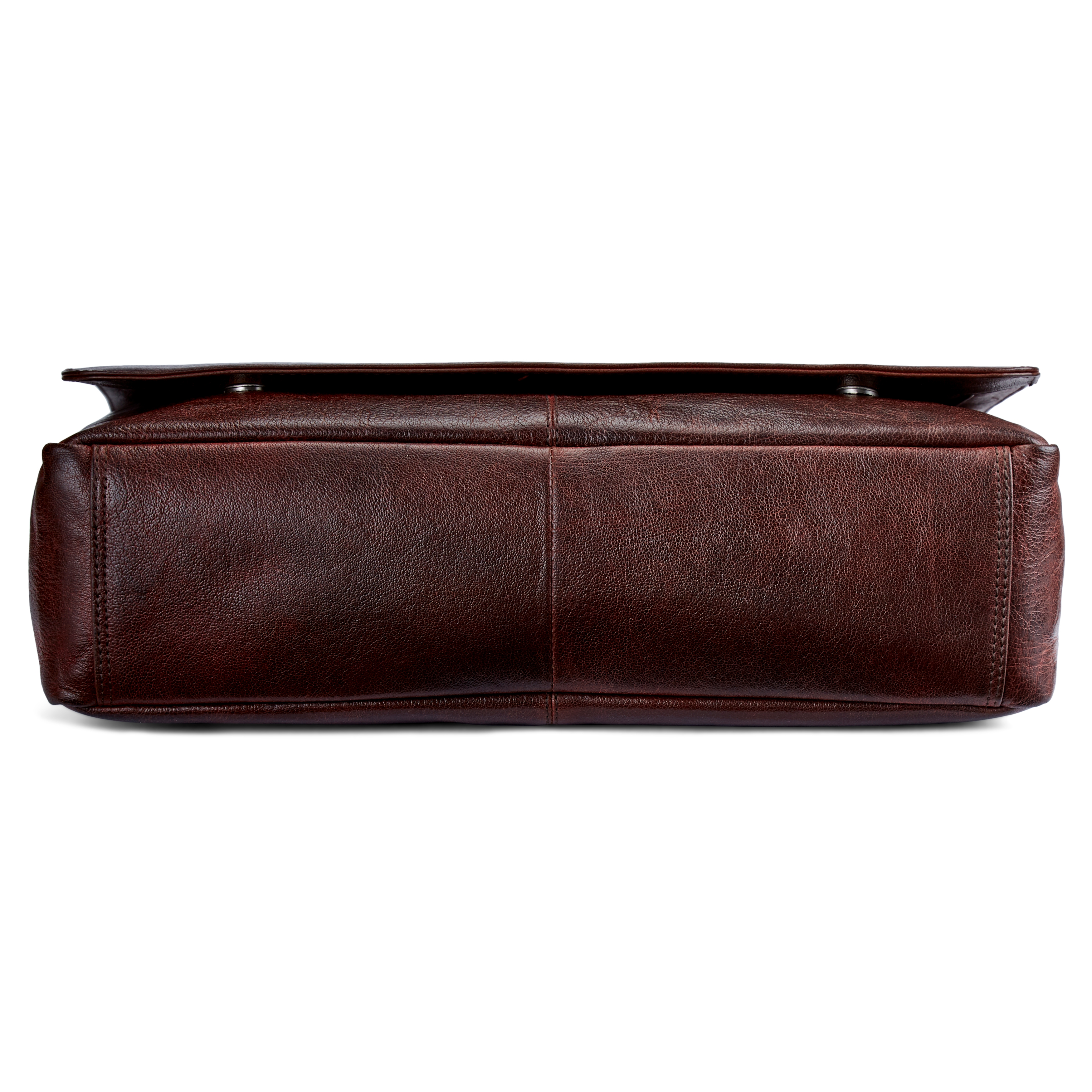 Brązowa skórzana torba listonoszka California - 5