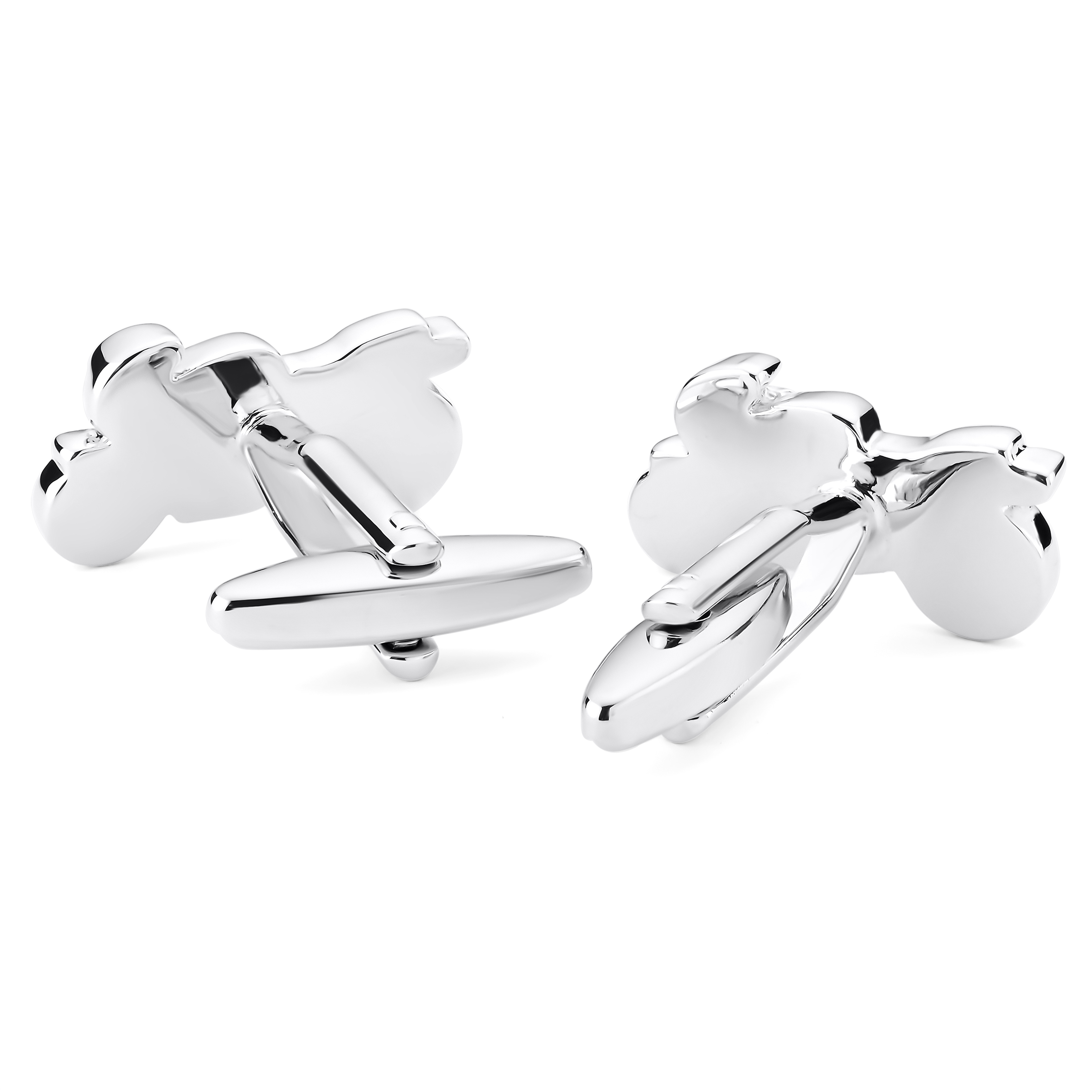 Novelle | Botões de Punho Motoqueiro Prateados - 2