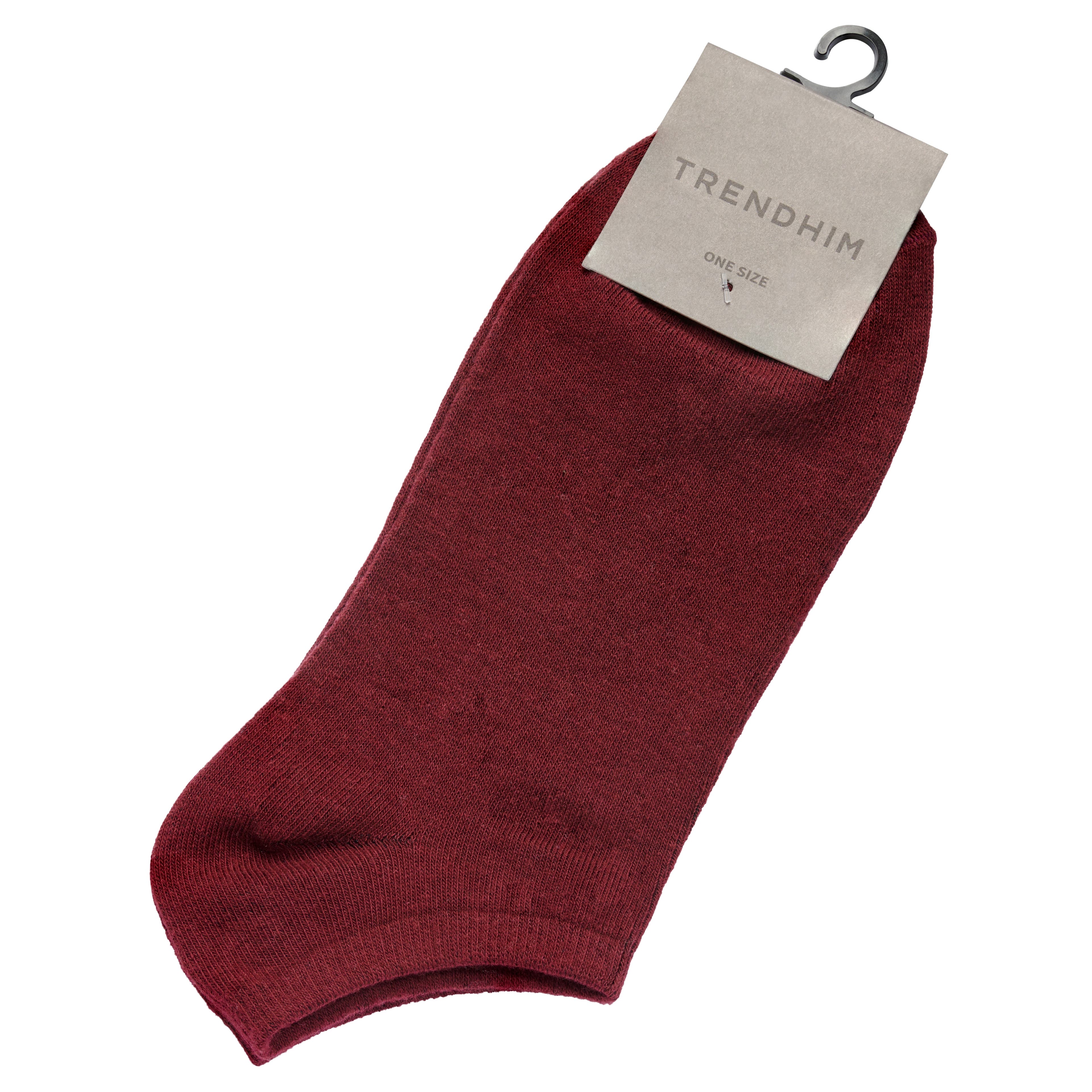 Magnus | Κόκκινες (Dark Crimson) Κάλτσες Αστραγάλου
