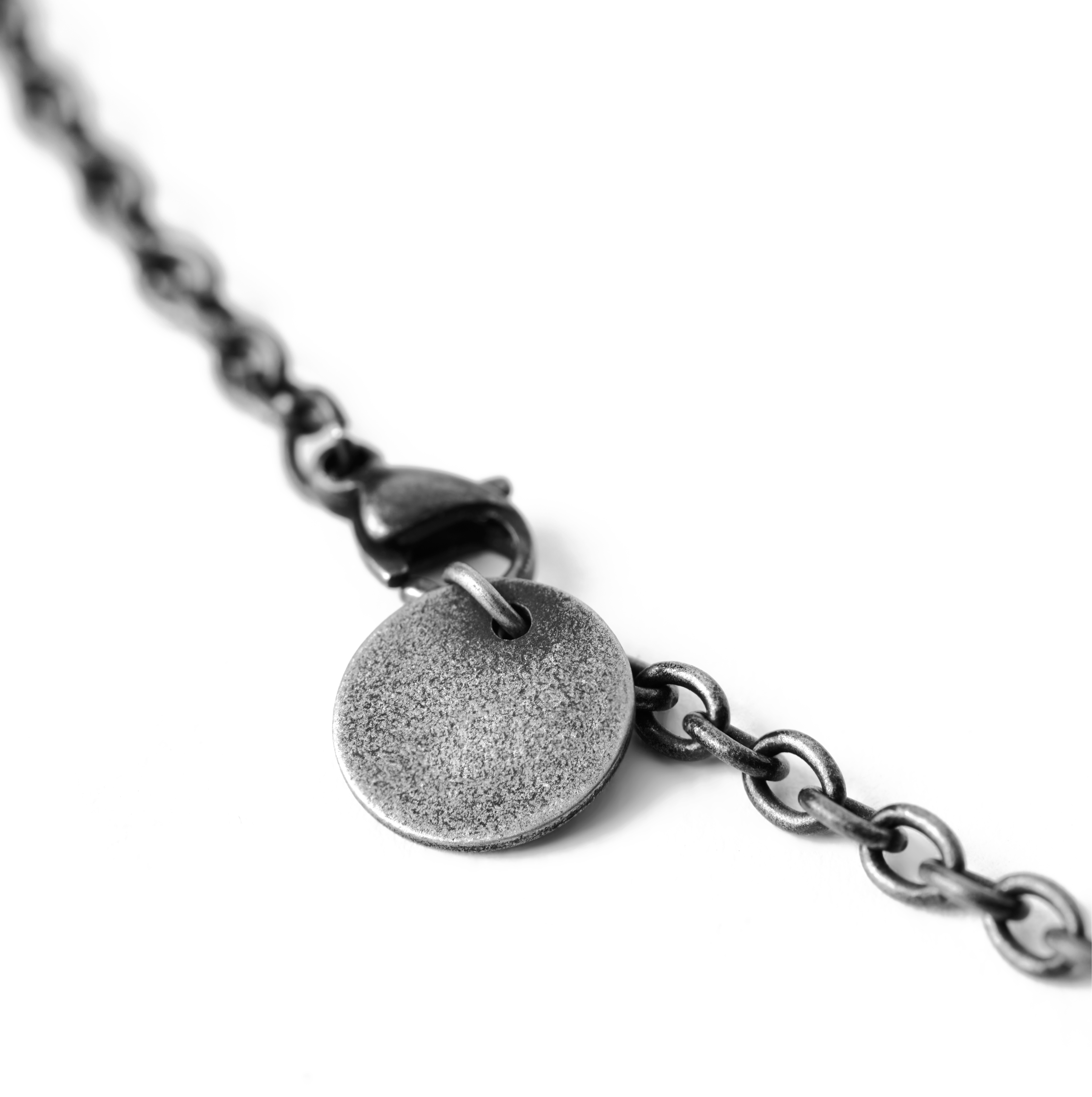 Naszyjnik Jax ze stalowym pazurem i niebieskim kamieniem - Edycja limitowana - 4