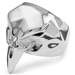 Mack ezüstszínű sasfejes acél pecsétgyűrű