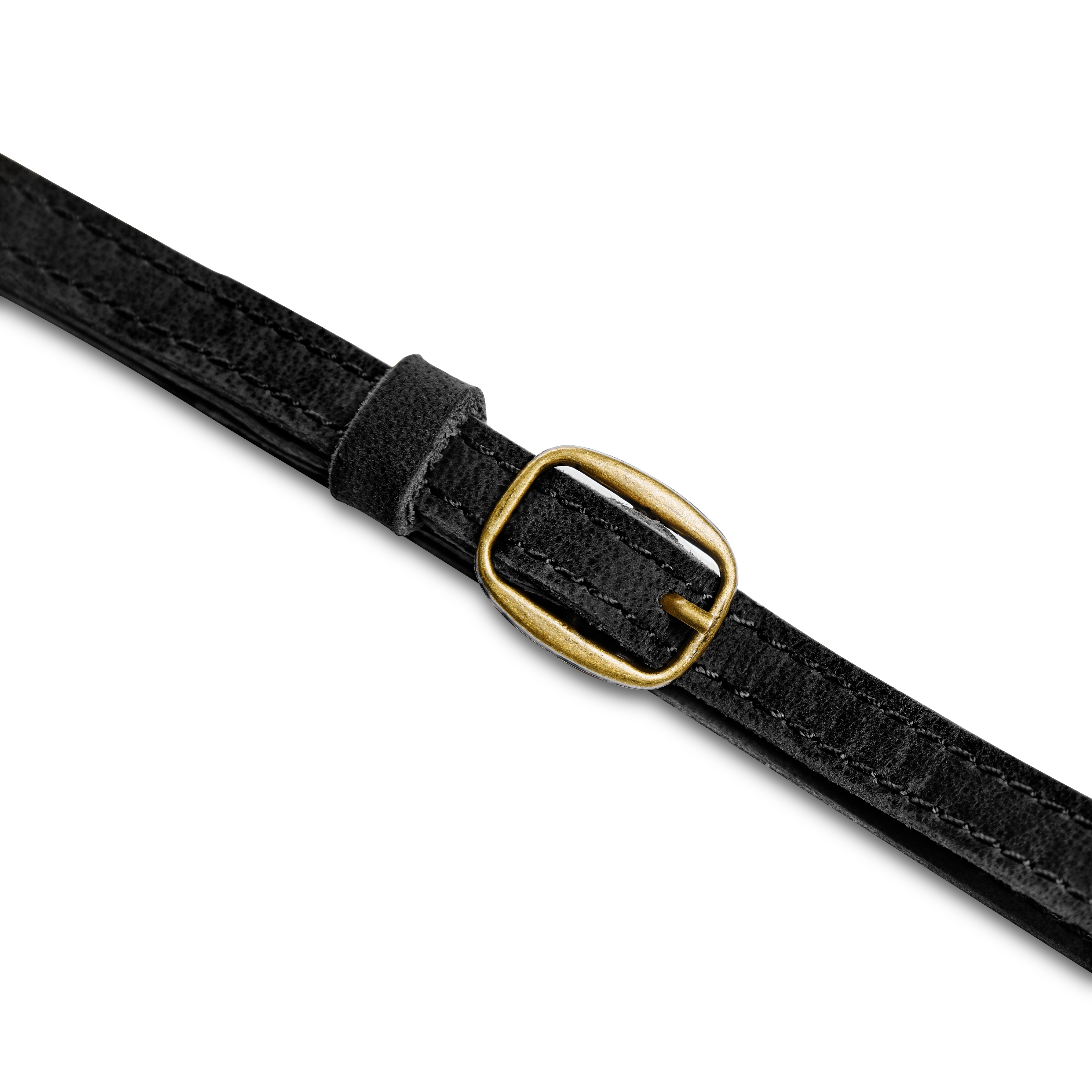 Camera Draagriem | Zwart Vintage Katoen en Leer - 3