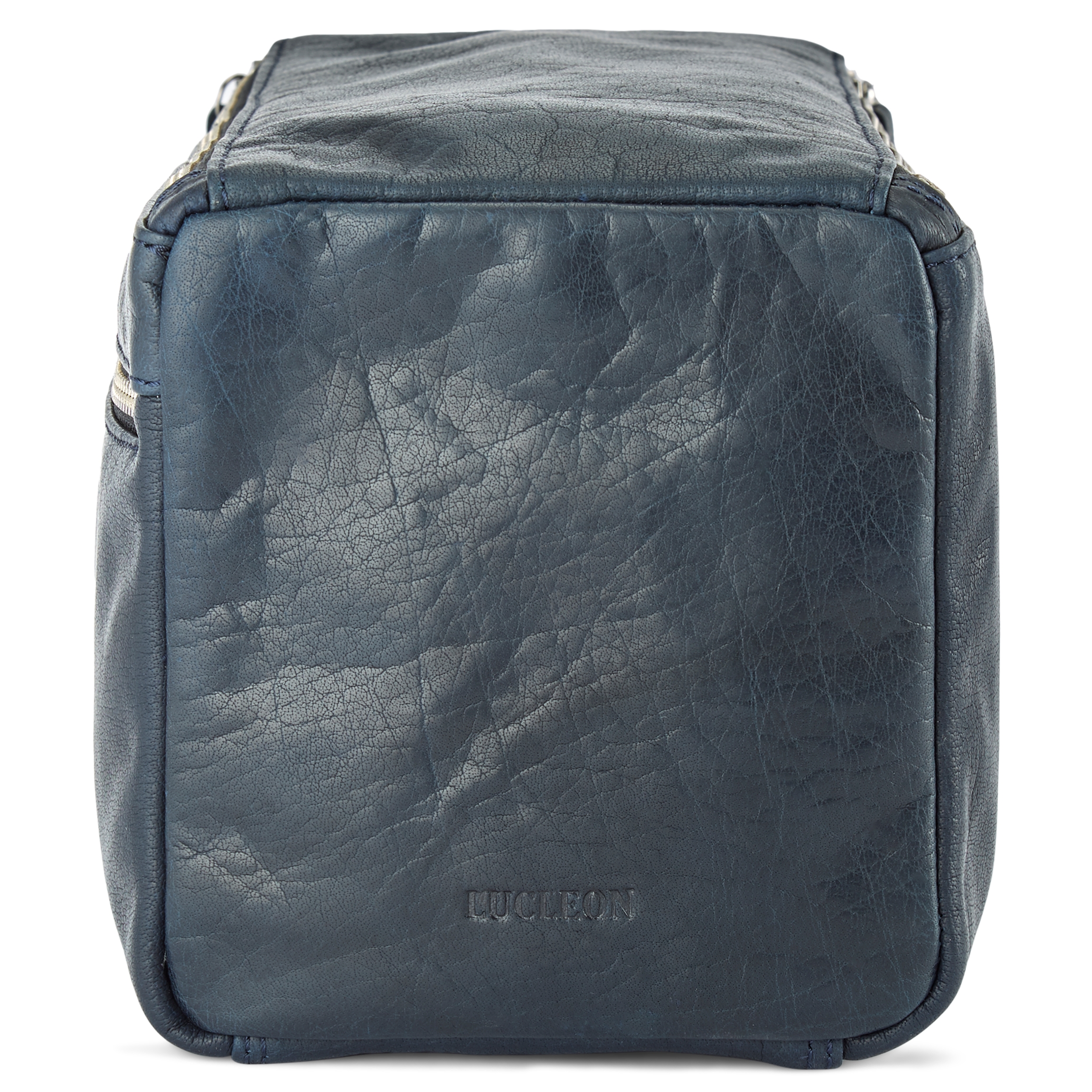 Montreal XL Marinblå Lädernecessär - 4