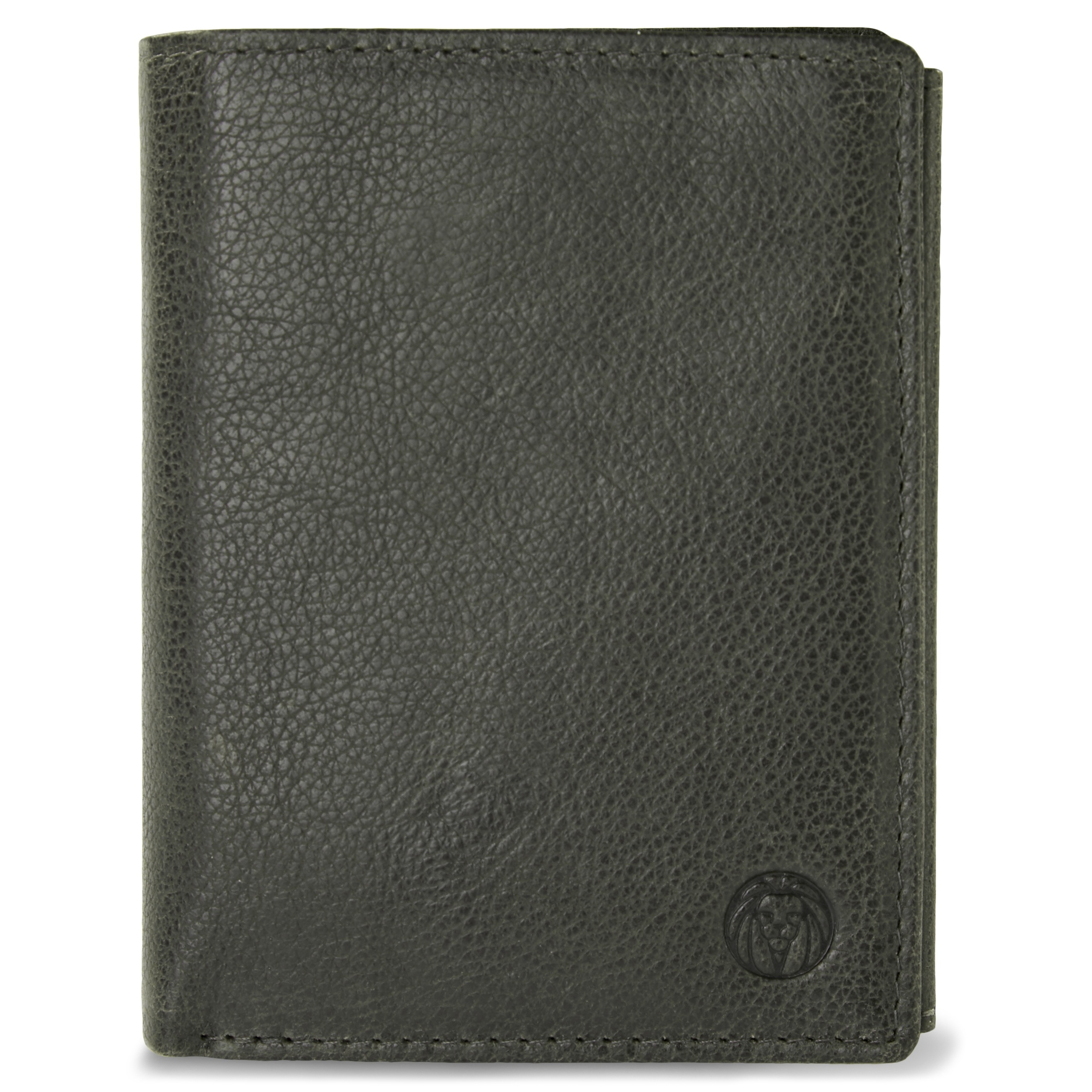 Licio Vintage Brown-Grey RFID Leather Wallet - 5