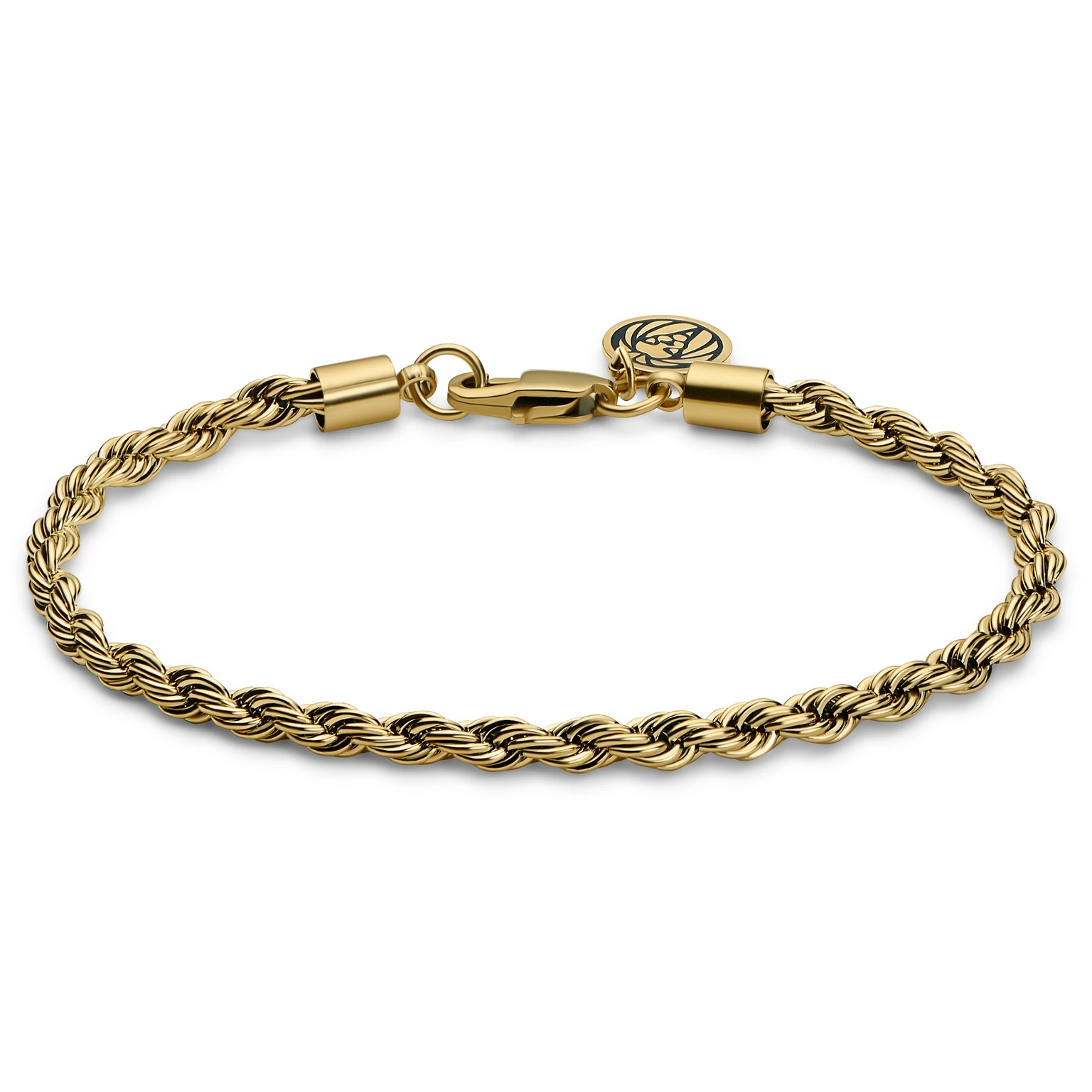 Essentials | 4 mm goldfarbenes Kabelketten-Armband Essentials | 4 mm goldfarbenes Kabelketten-Armband