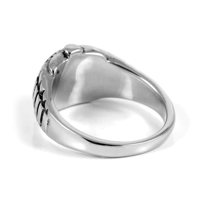 Alomejor 5 Pezzi Anelli Rotondi in Acciaio Inossidabile Liscio O-Ring Saldato per Cintura da Campeggio, Guinzagli per Cani, Hardware(3 * 15mm) Canottaggio