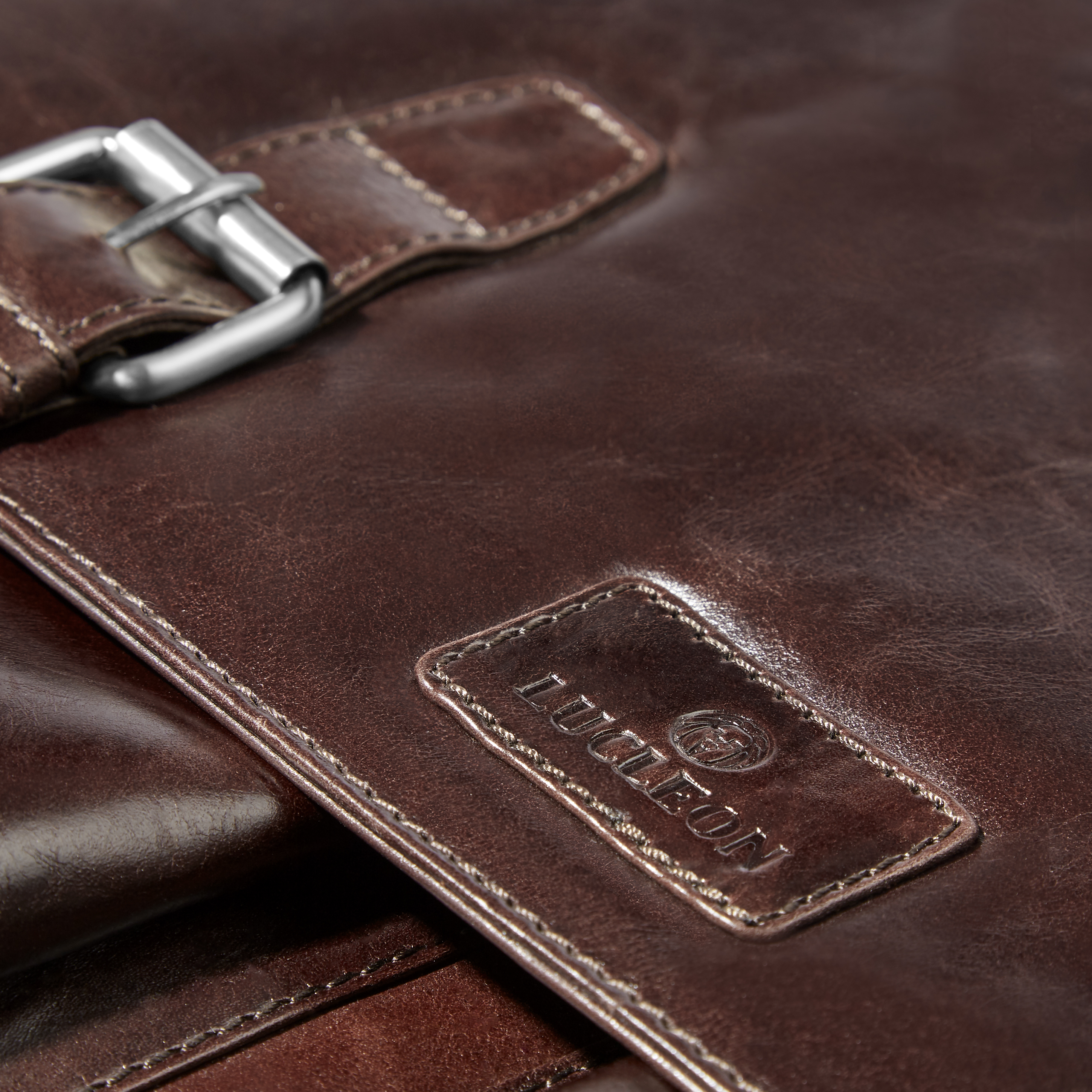 Mørkebrun Jasper Messenger Lædertaske - 9