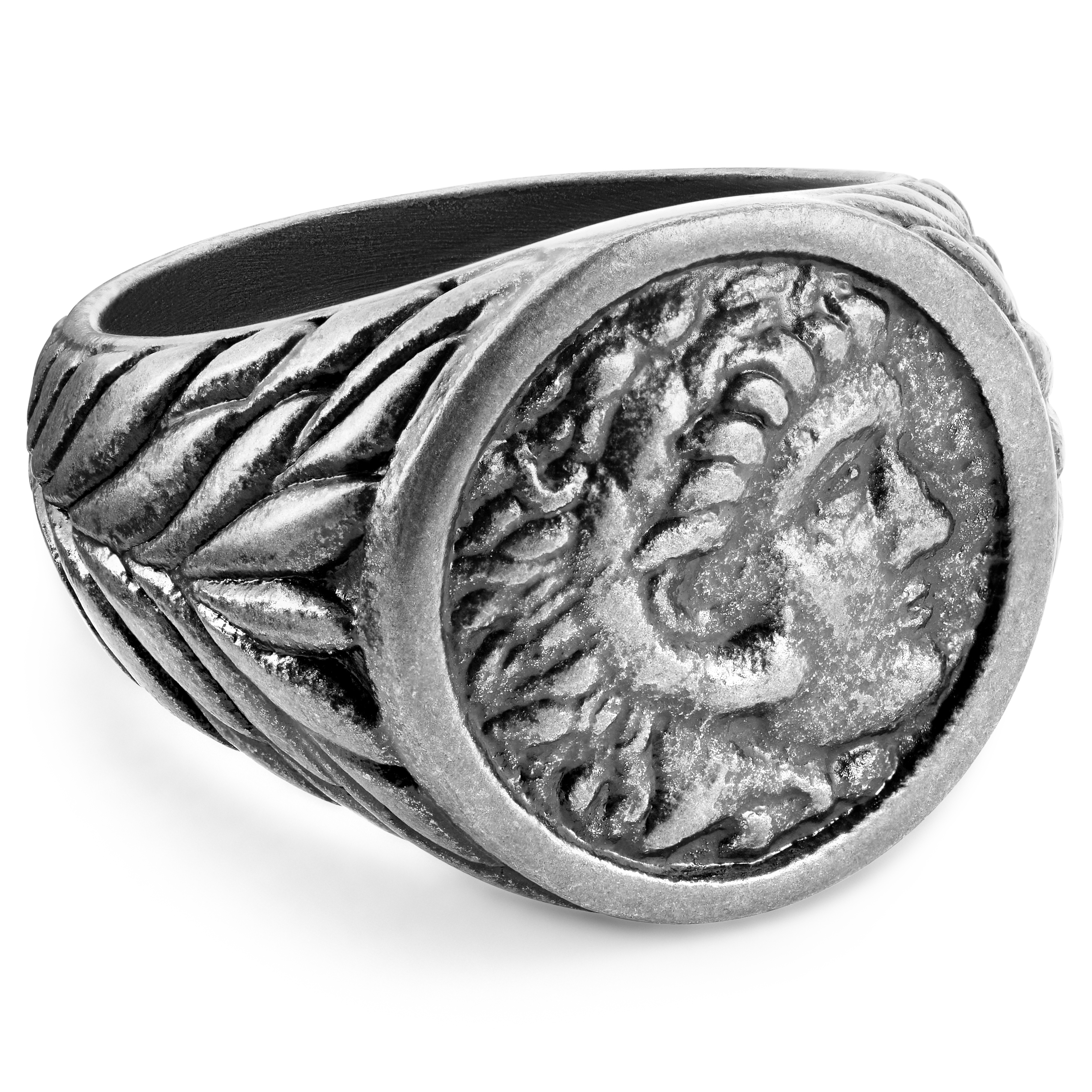 Signet coin sale ring