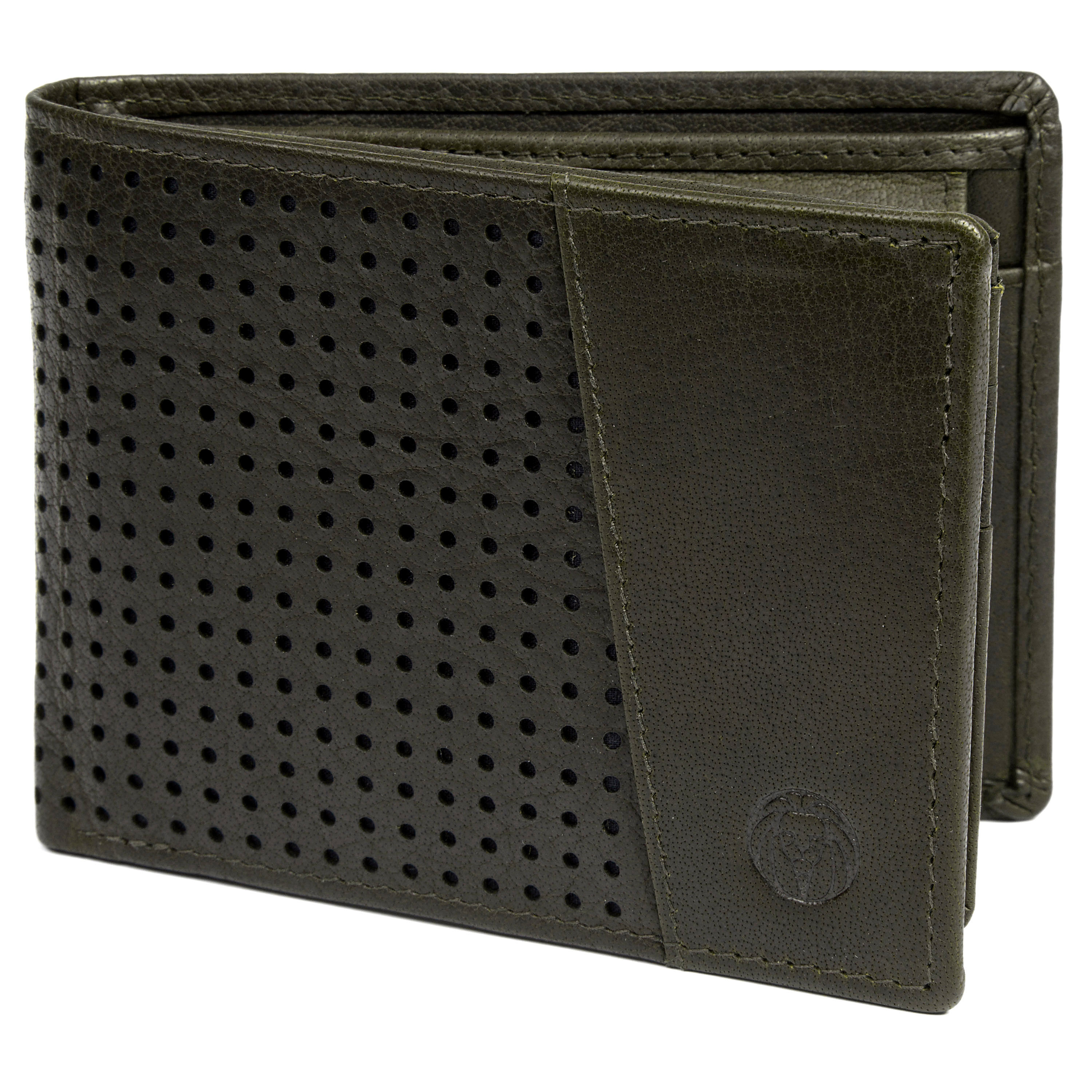 Montreal Dotty Olivgrön RFID Läderplånbok - 1