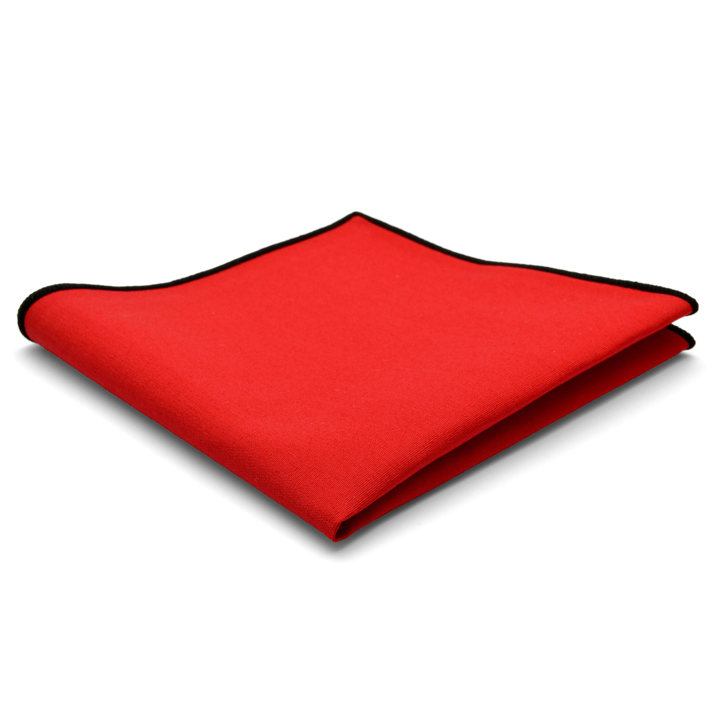 Rød Bomulds Lommeklud - 1