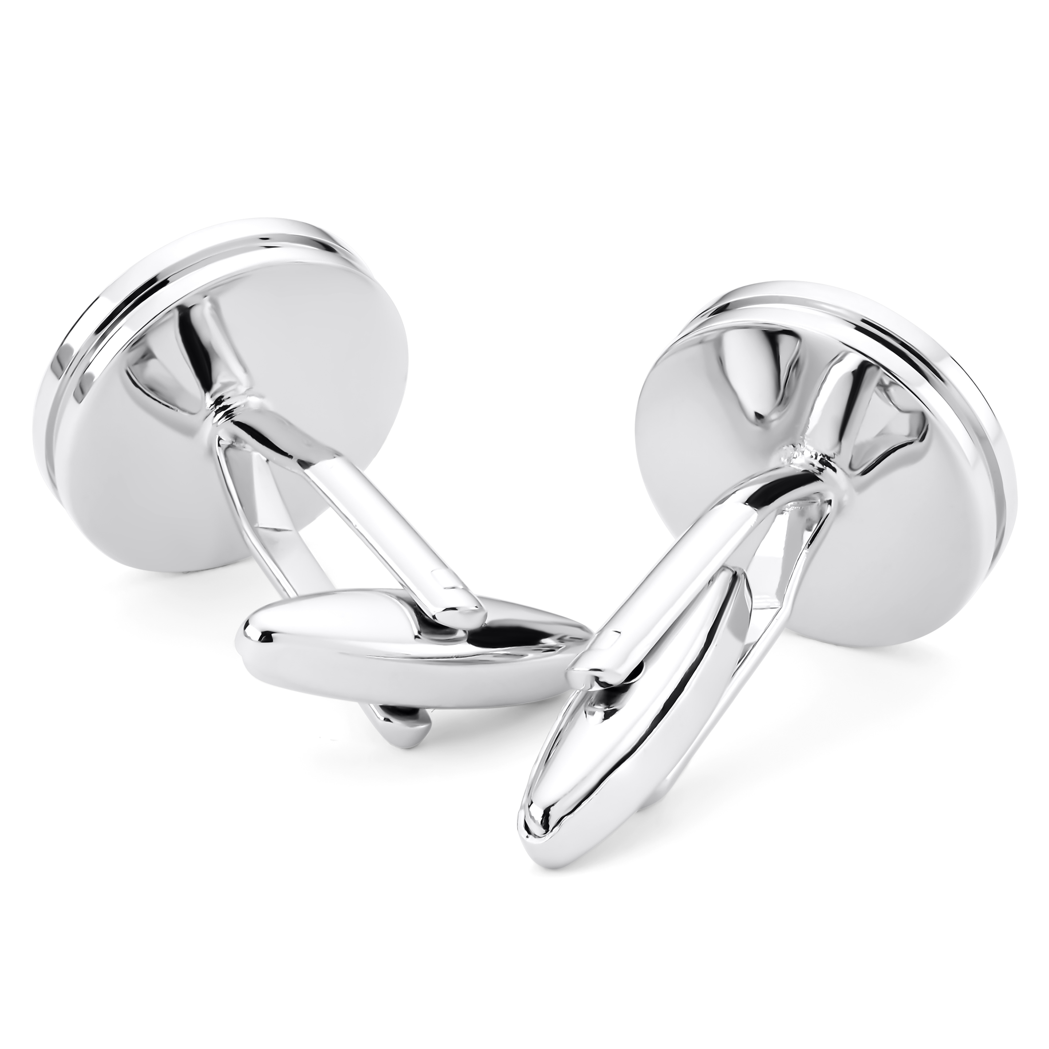 Novelle | Zilverkleurige Nachthemel Manchetknopen - 2