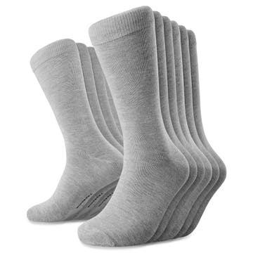 FreeFeel | Set van 6 paar lichtgrijze bamboe sokken FreeFeel | Set van 6 paar lichtgrijze bamboe sokken
