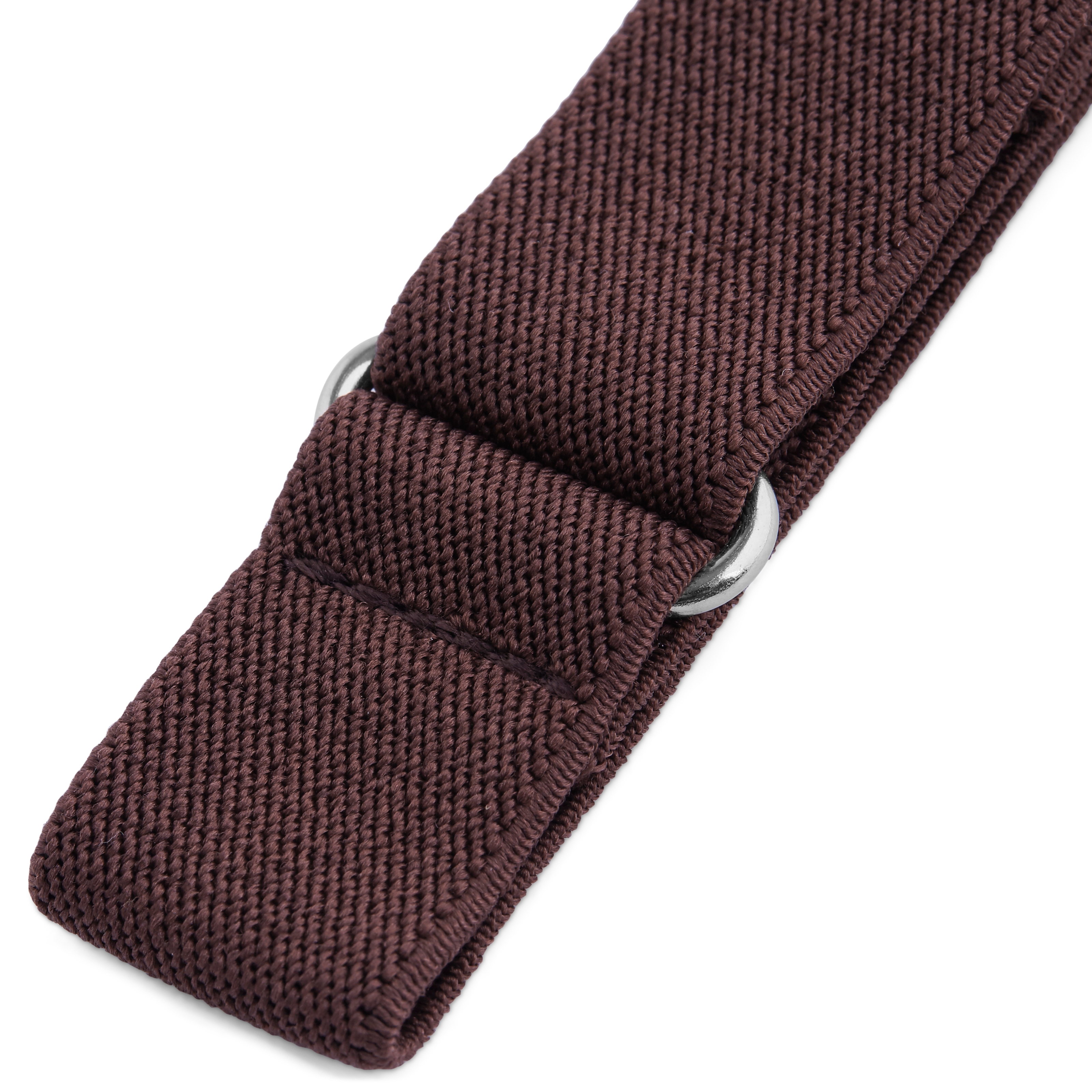 Úzke pásky na rukávy v čokoládovo hnedej farbe - 2