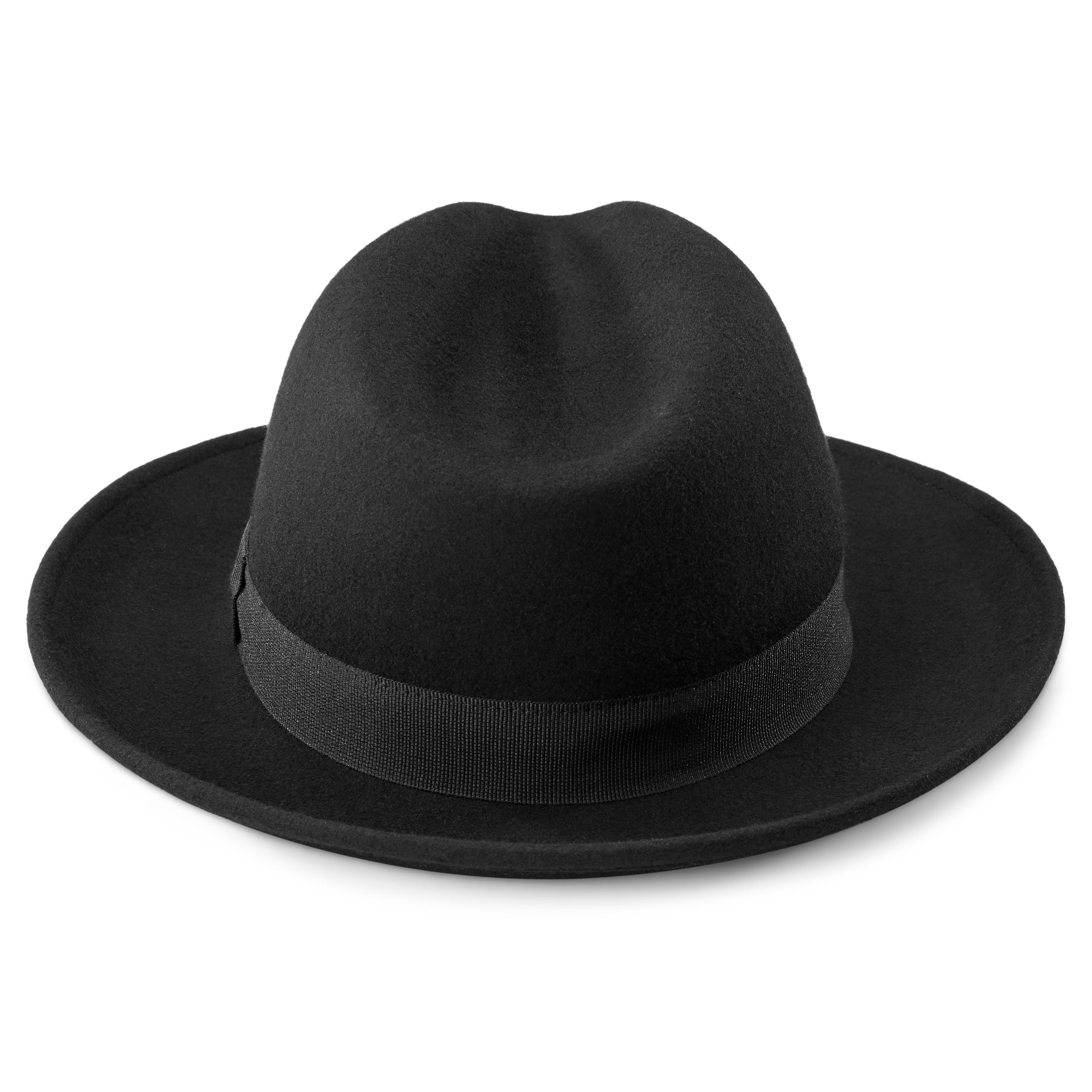 tell me Suppress Mediate Pălărie fedora Fido Alessandria din lână neagră | În stoc | Fawler