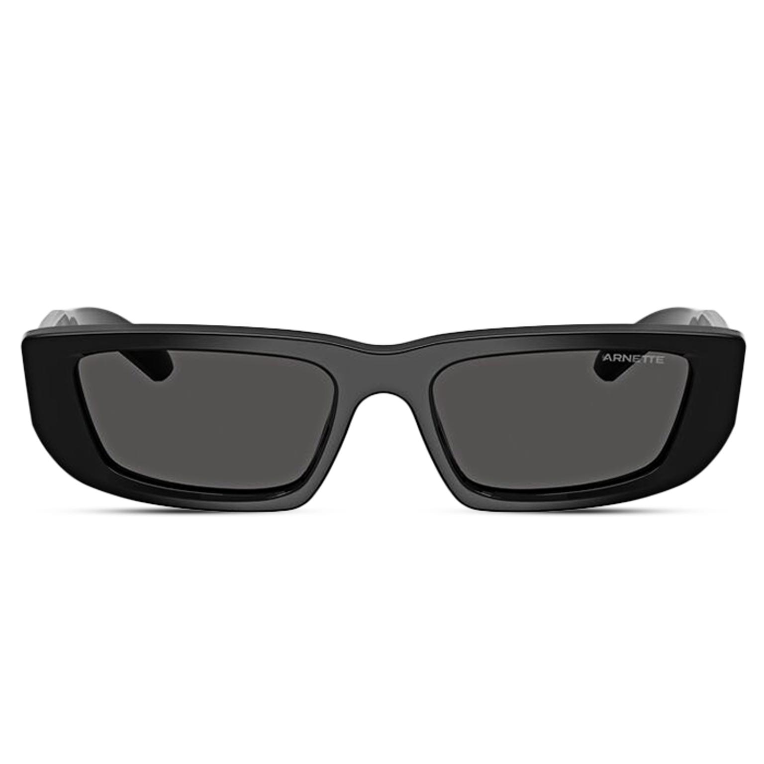Čierne hrubé slnečné okuliare v štýle Wrap-Around | Arnette 0AN4357 Čierne hrubé slnečné okuliare v štýle Wrap-Around | Arnette 0AN4357