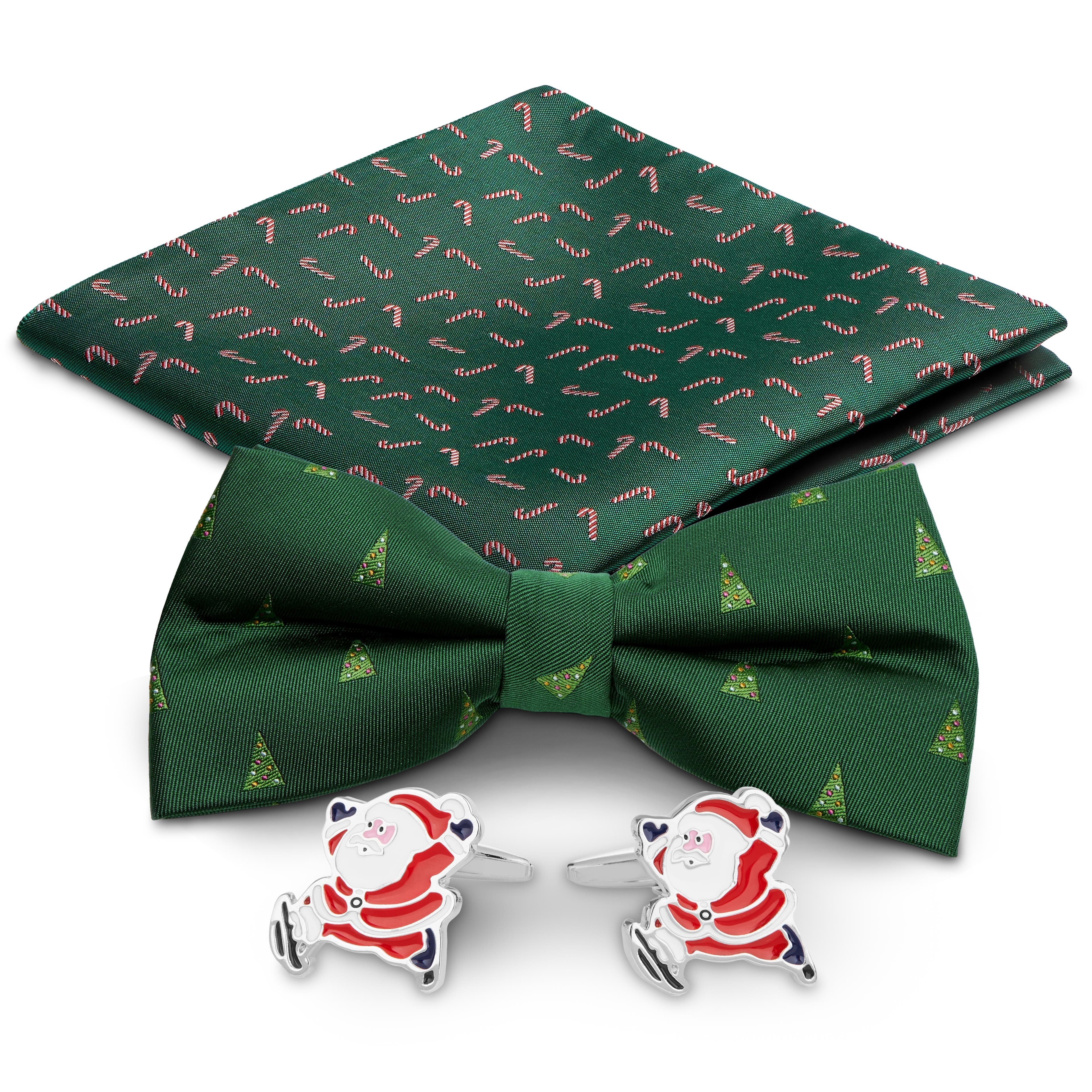 Set d'accessoires vert pour costume au thème de Noël