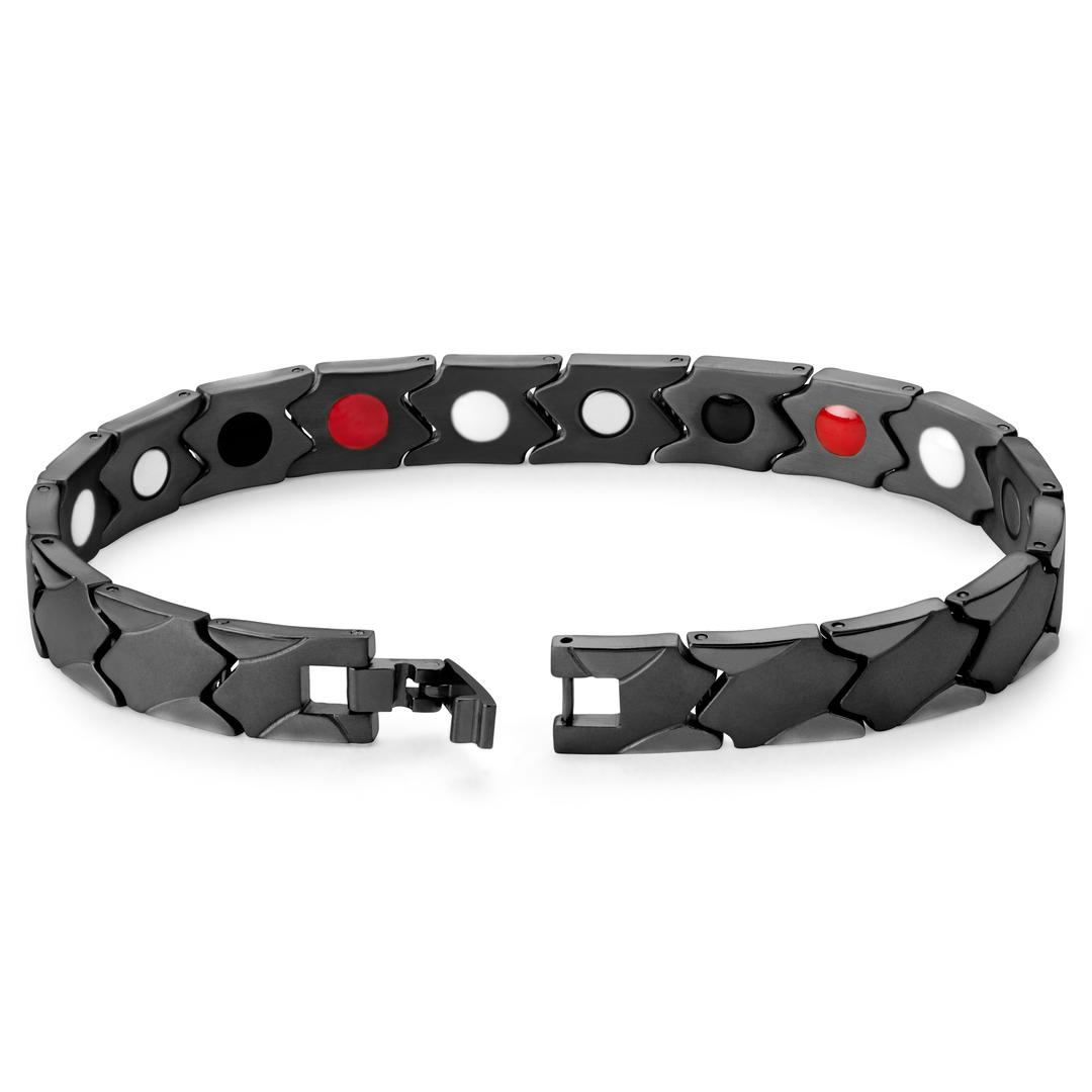 Schwarzes Asymmetrisches Magnetarmband Aus Titan Auf Lager Lucleon schwarzes-asymmetrisches-magnetarmband-aus-titan-auf-lager-lucleon