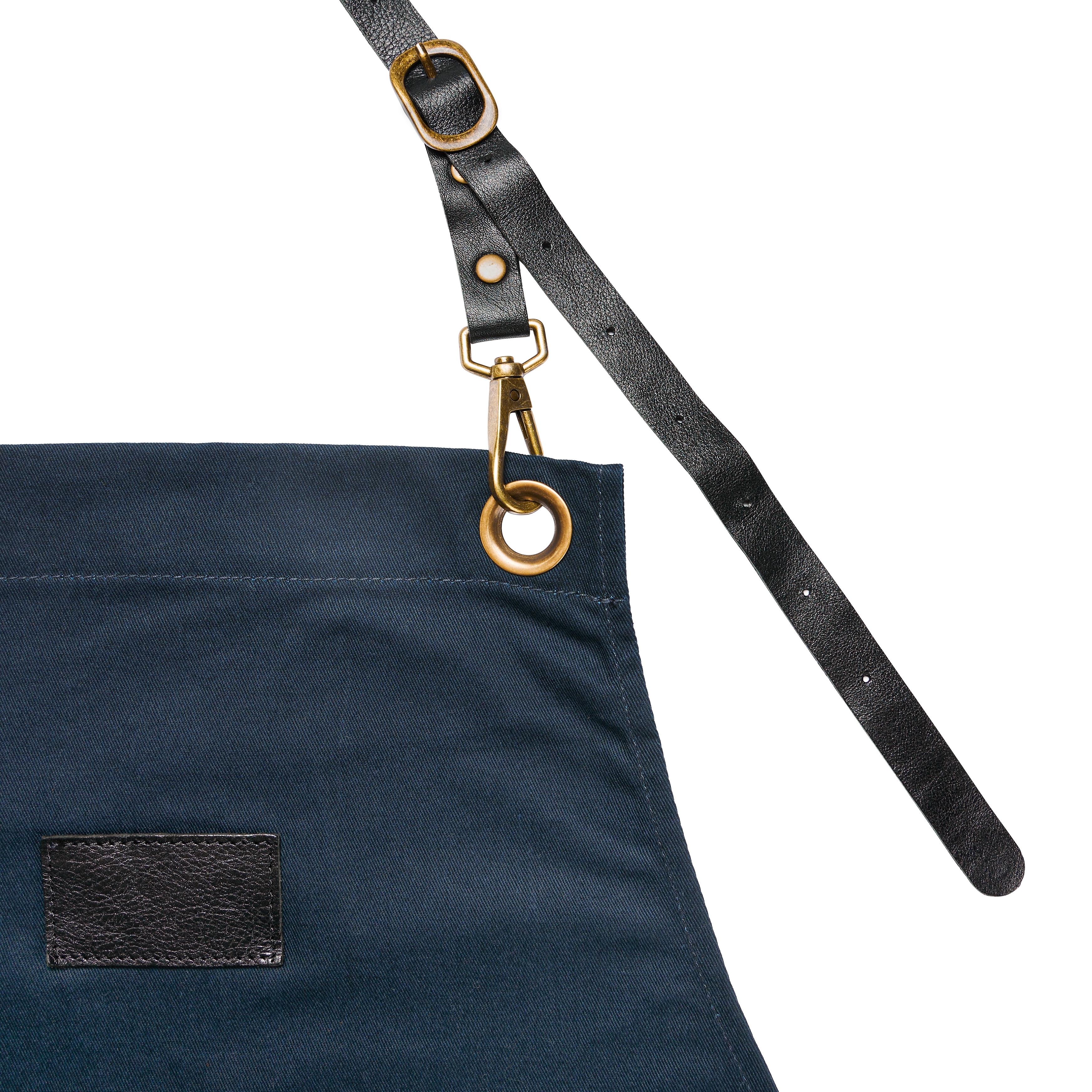 Schürze | Navy Baumwolle - 3