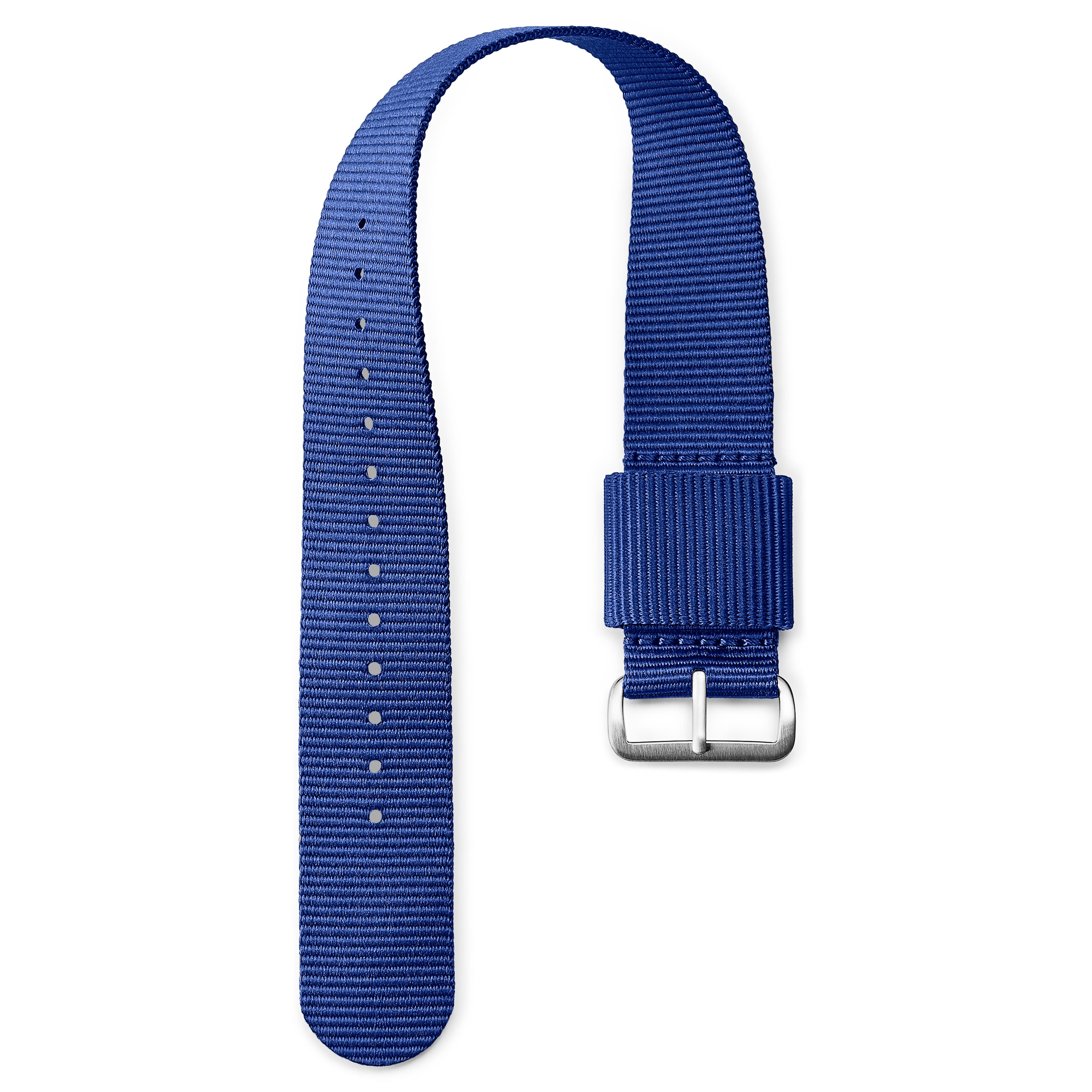 Ryka | 22 mm Marinblått Klockband i Nylon
