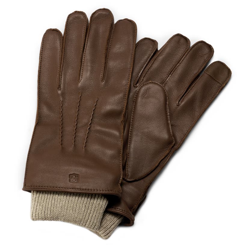 Harper Light-Brown Sheep Leather Gloves | In stock! | Salt & Hide