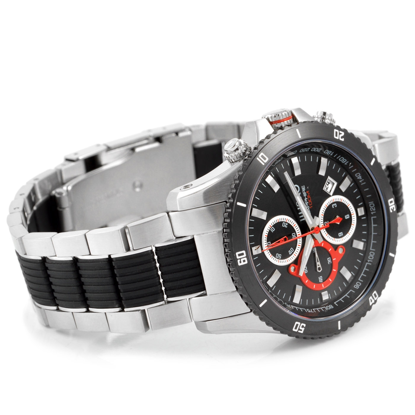 Black Extravagant Safirglas Ur - 5