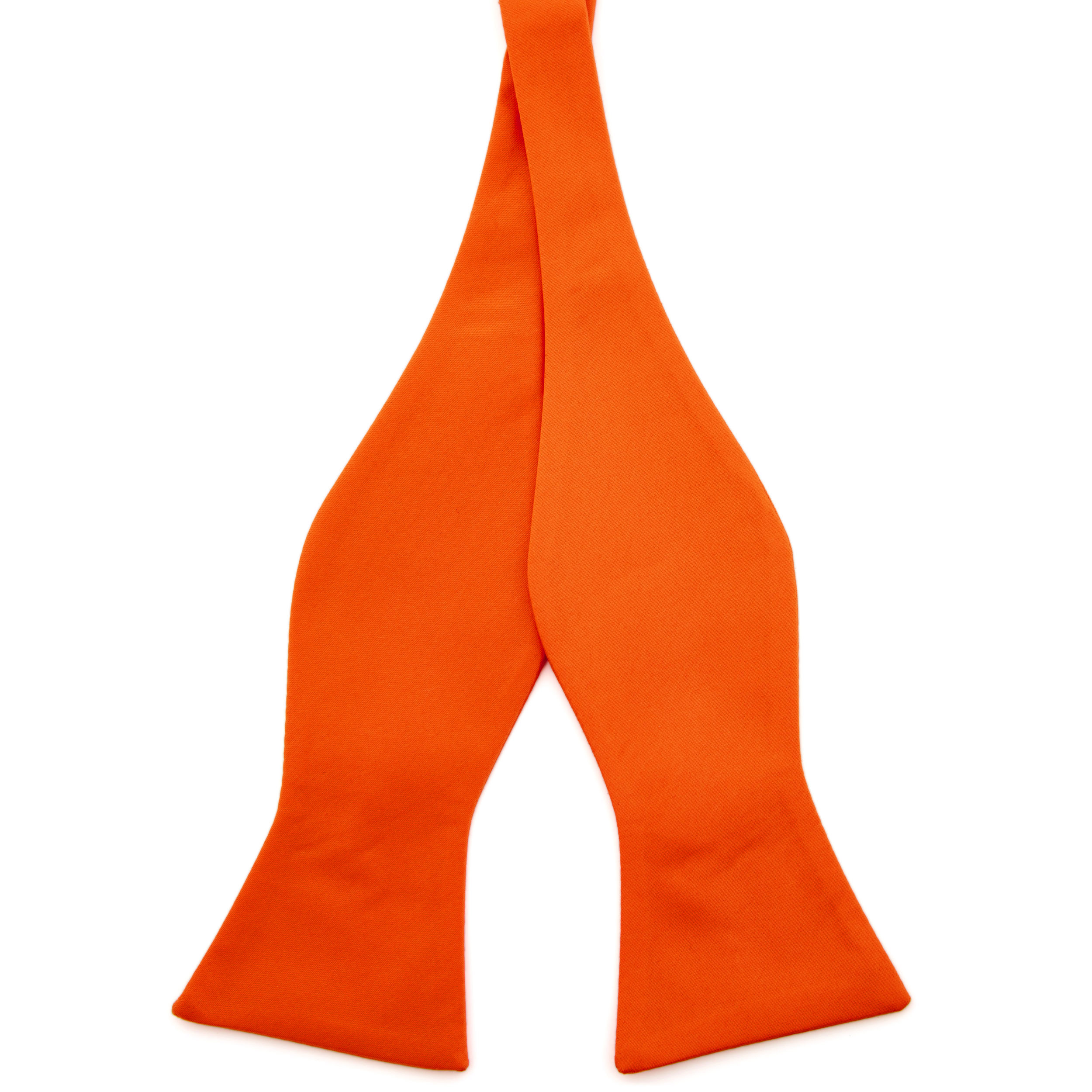 Screaming Orange Basic Self Tie Bow Tie