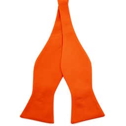 Screaming Orange Basic Self-Tie Bow Tie