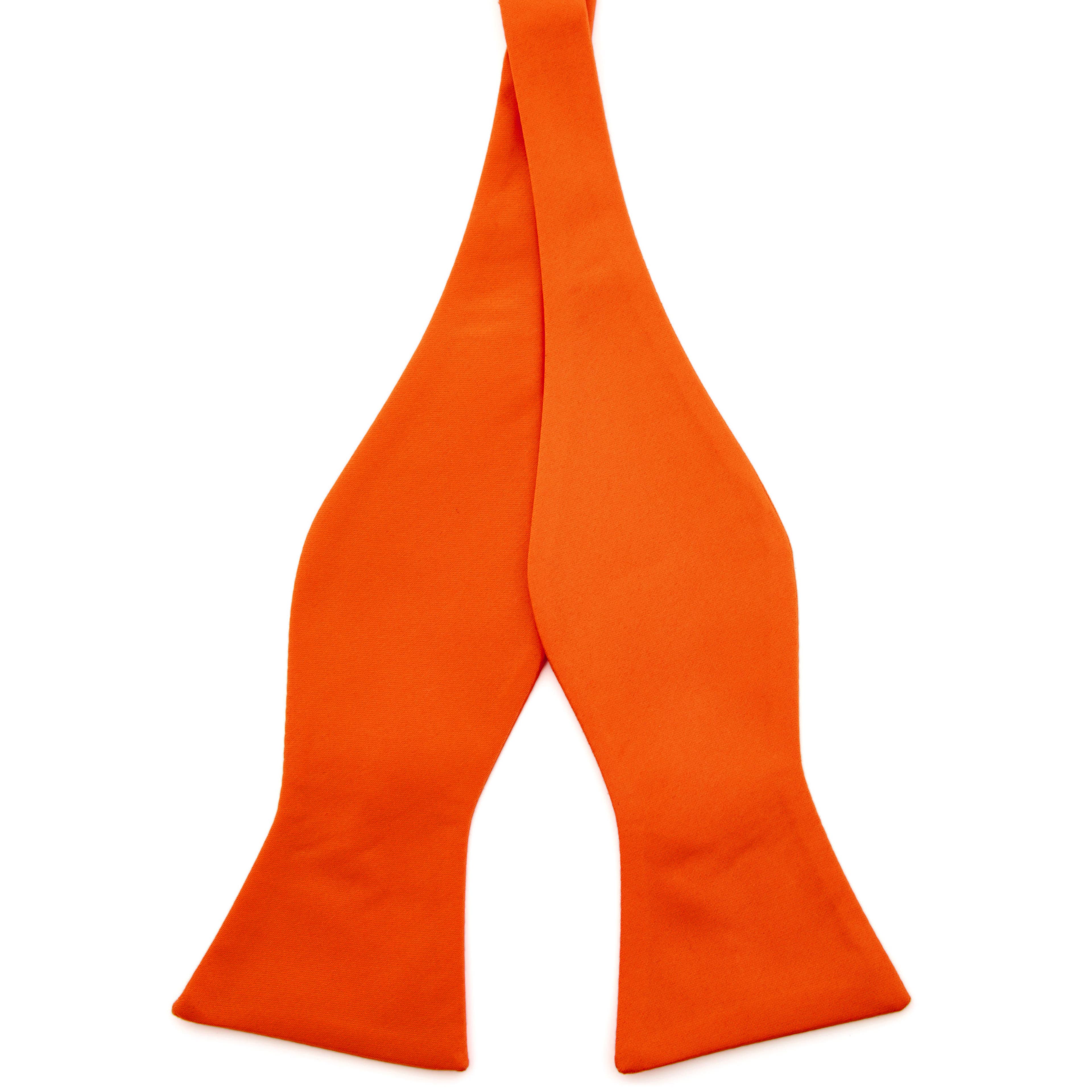 Warm Orange Basic Self-Tie Bow Tie